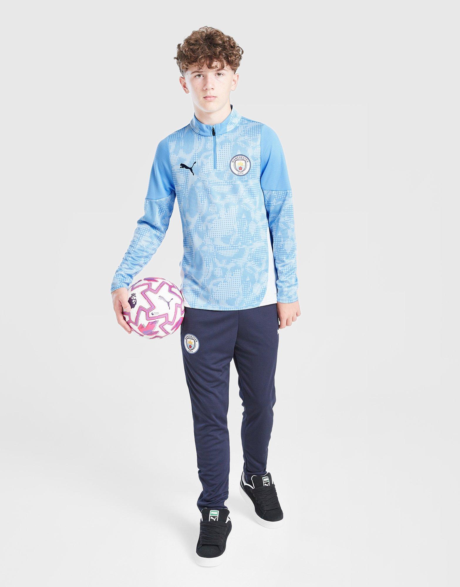 PUMA Manchester City FC 1/4 Zip Training Top Junior