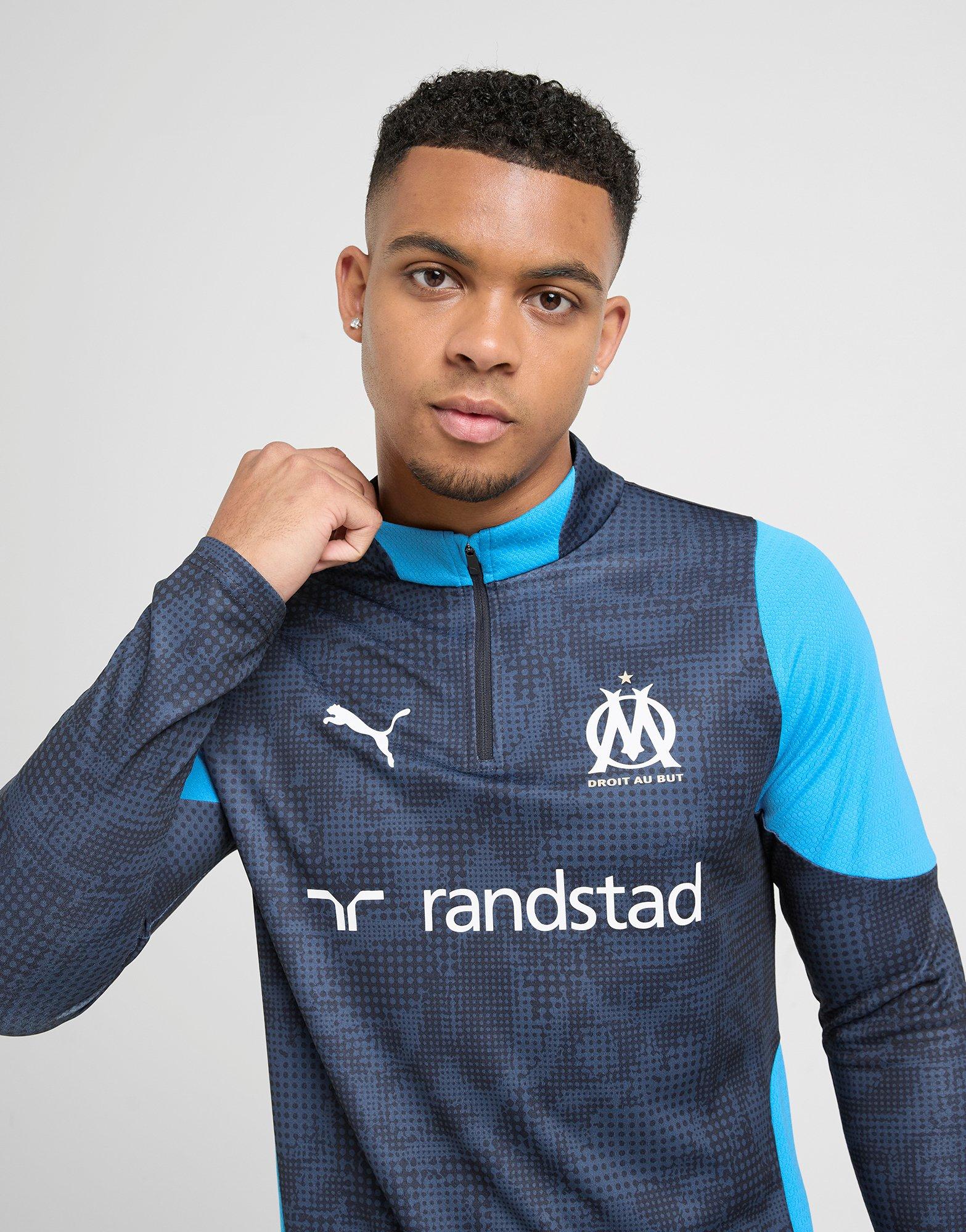PUMA Olympique Marseille 1/4 Zip Training Top