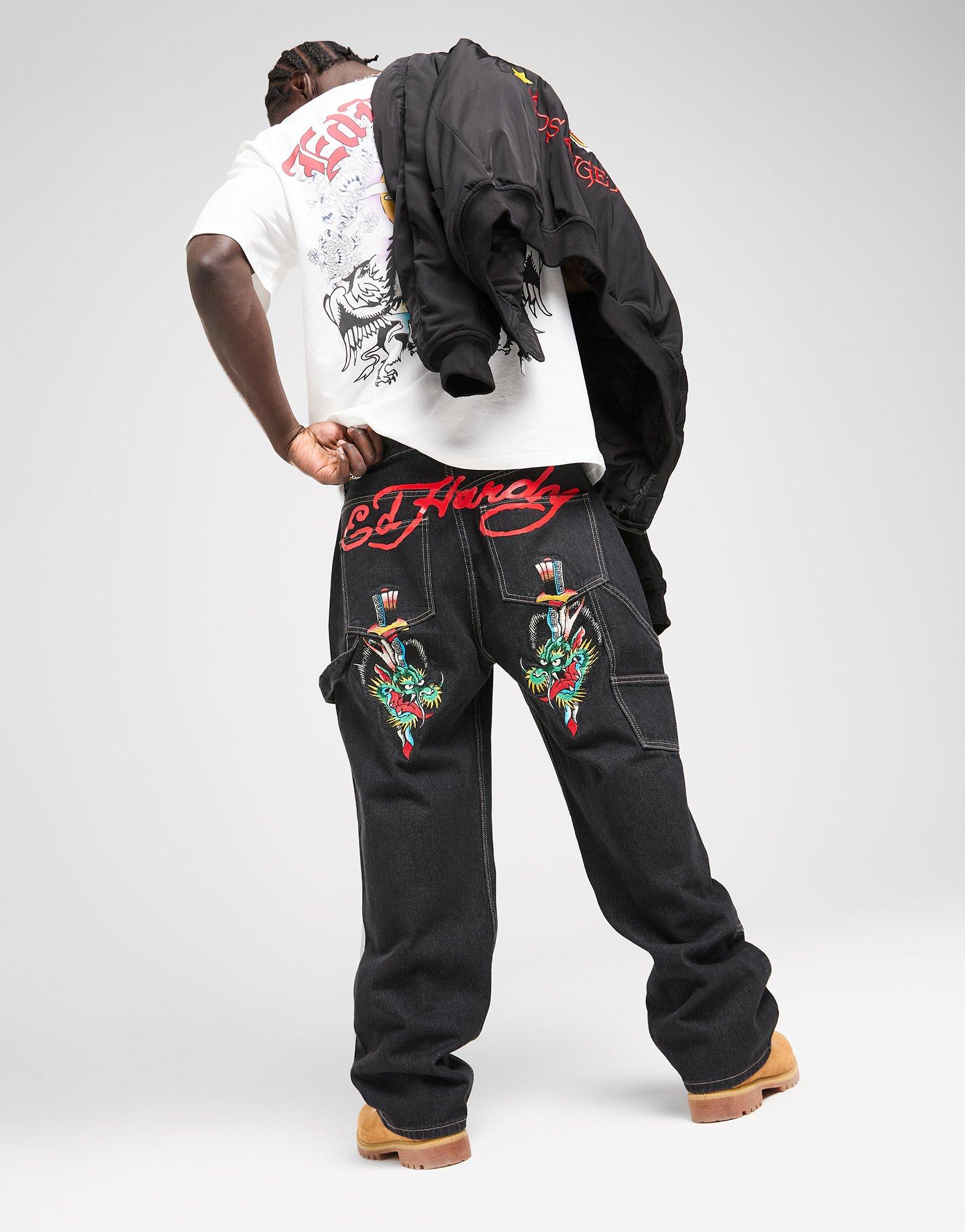 Ed Hardy - Affliction BLACK LABEL ALLEY BRAWL 新品 EdHardy-EHMD1100-64-Charcoal-M