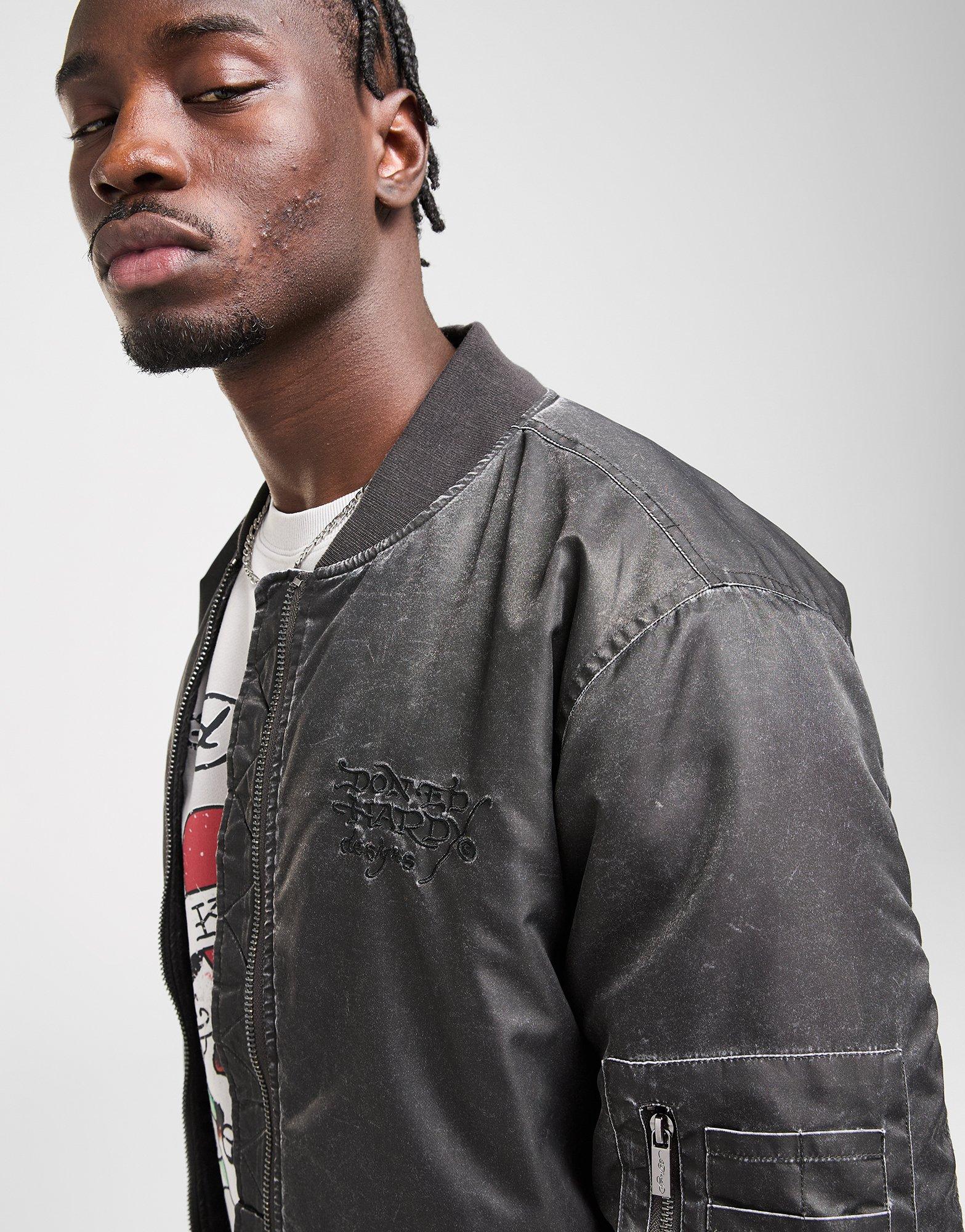 Ed Hardy ジャケット Black Ed Hardy 97 Varsity Jacket - JD Sports Global