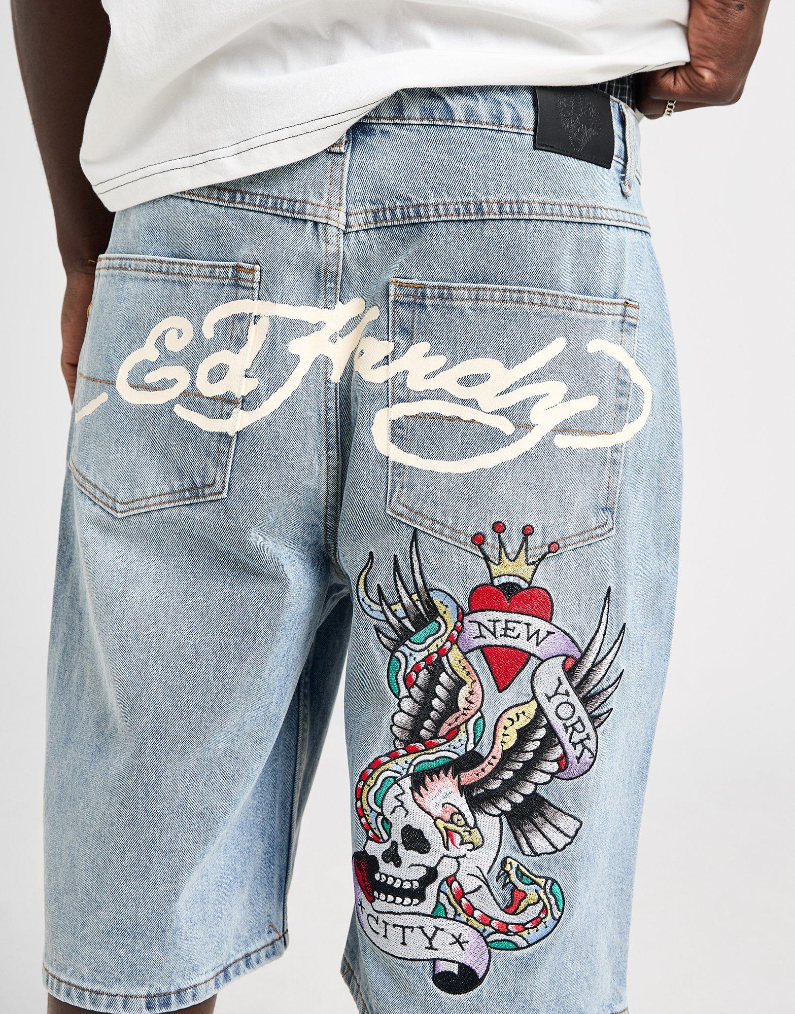 Ed Hardy NYC Jorts