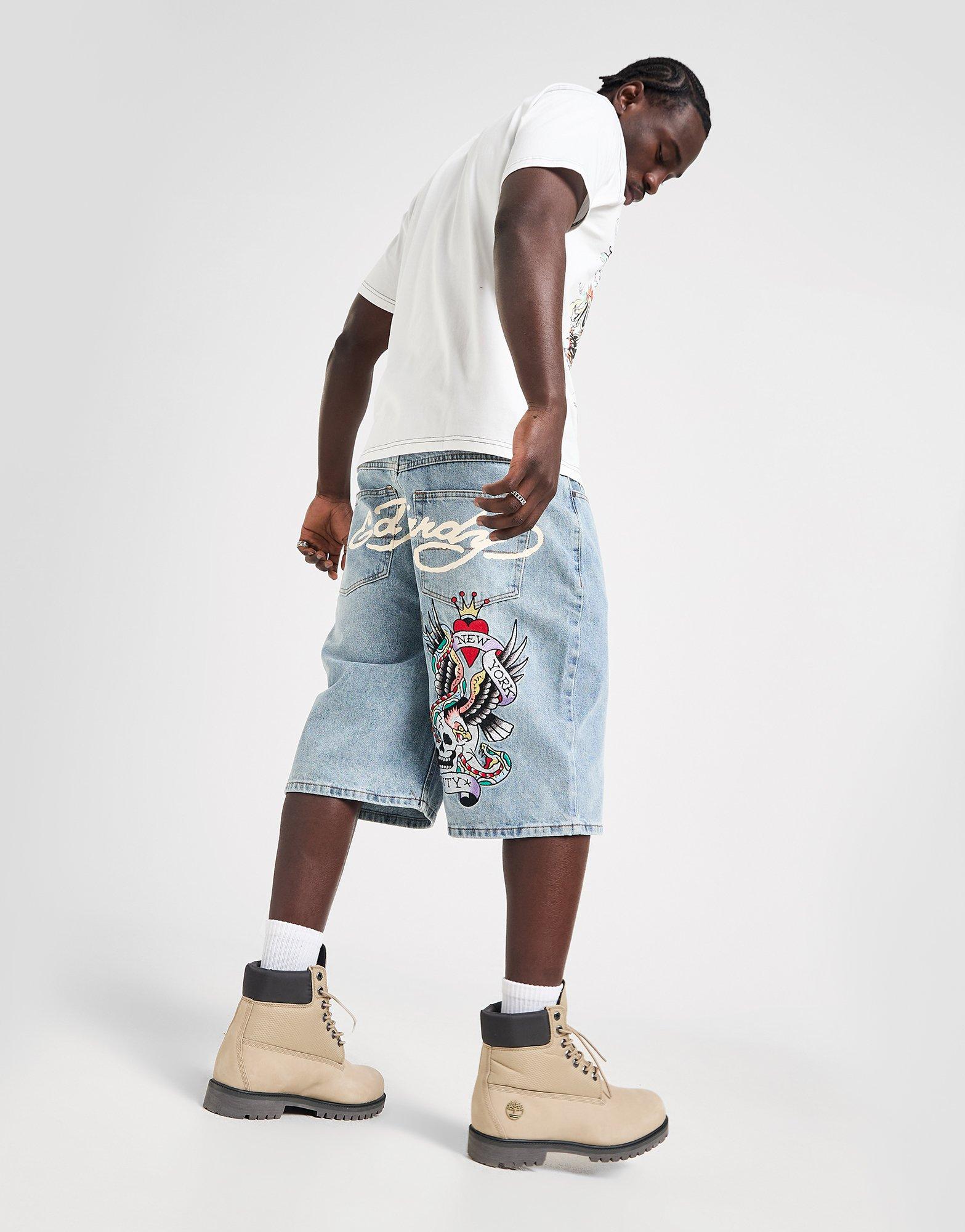 Ed Hardy NYC Jorts
