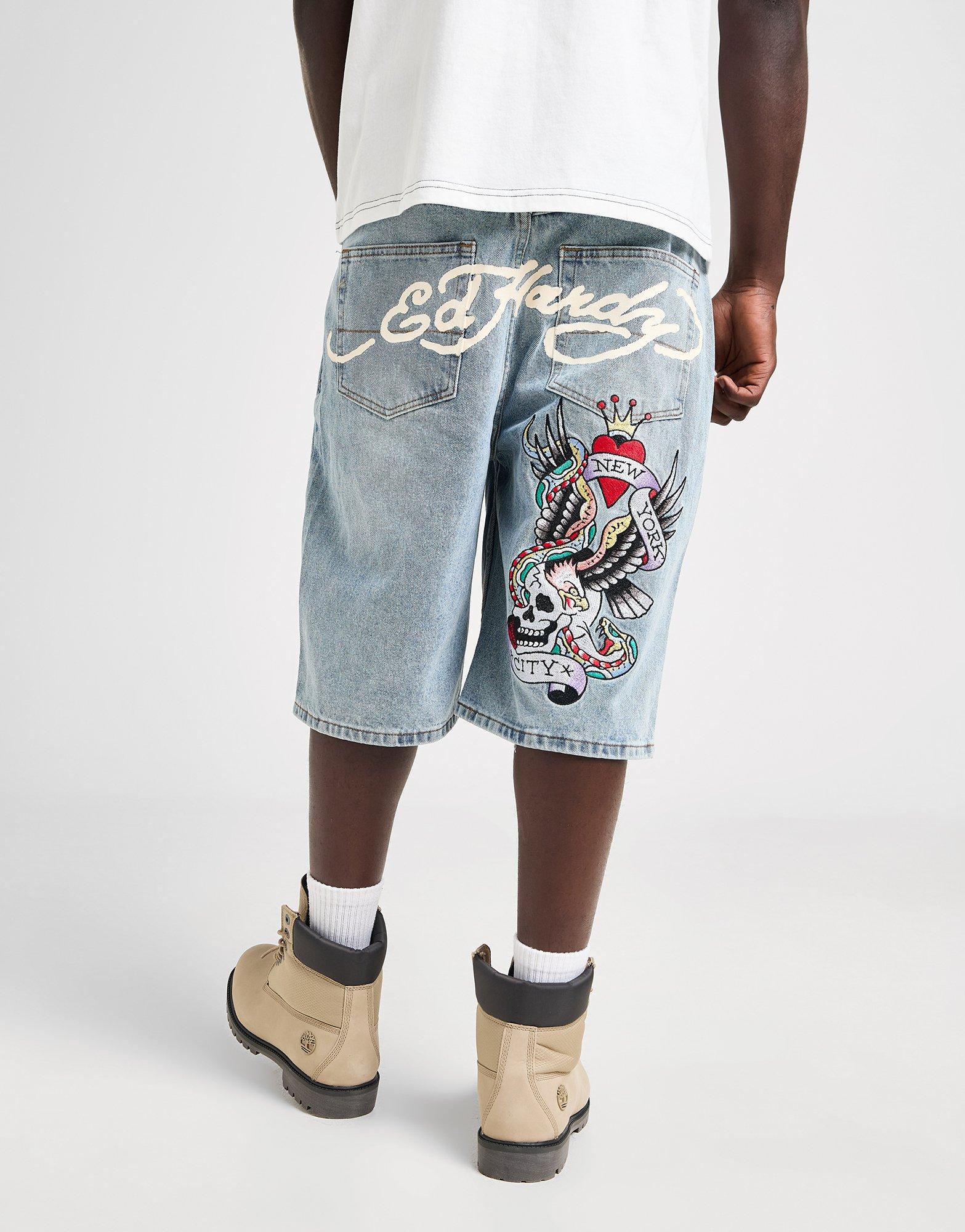 Ed Hardy NYC Jorts