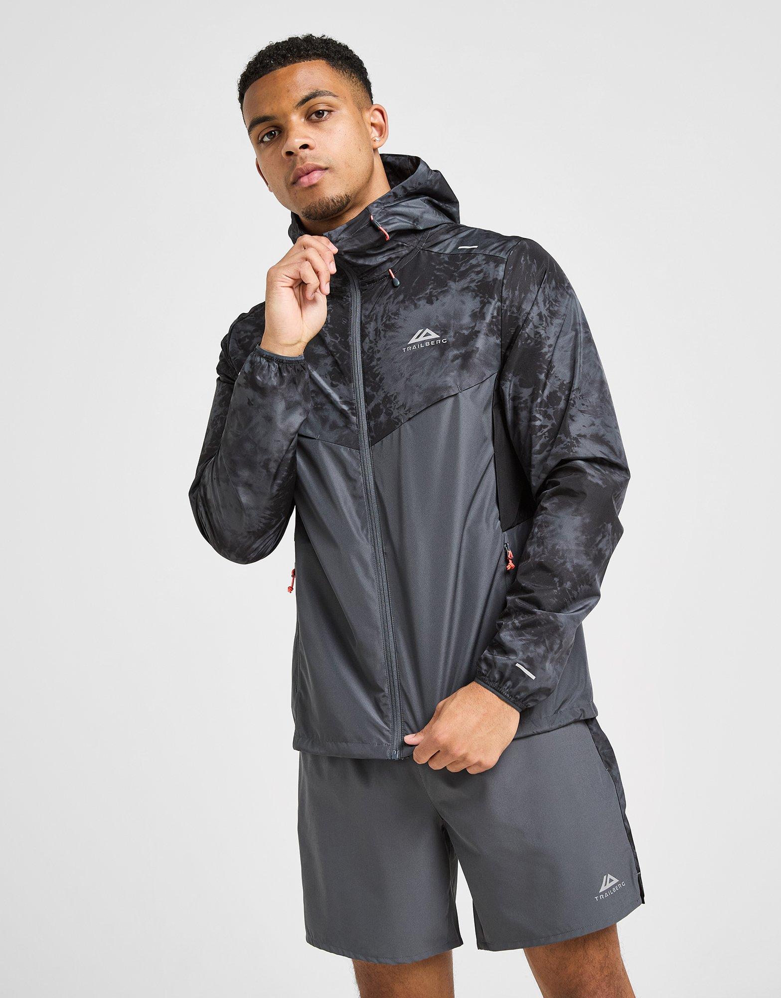 Grey Trailberg Tie Dye Windbreaker Jacket - JD Sports Global