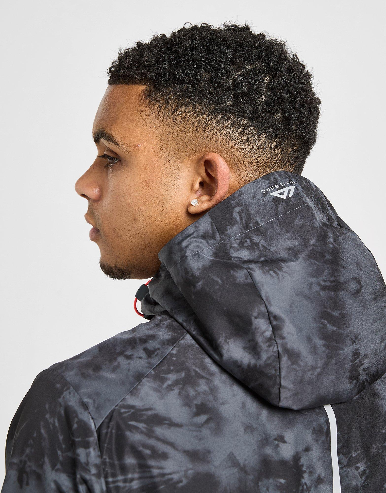 Grey Trailberg Tie Dye Windbreaker Jacket - JD Sports Global