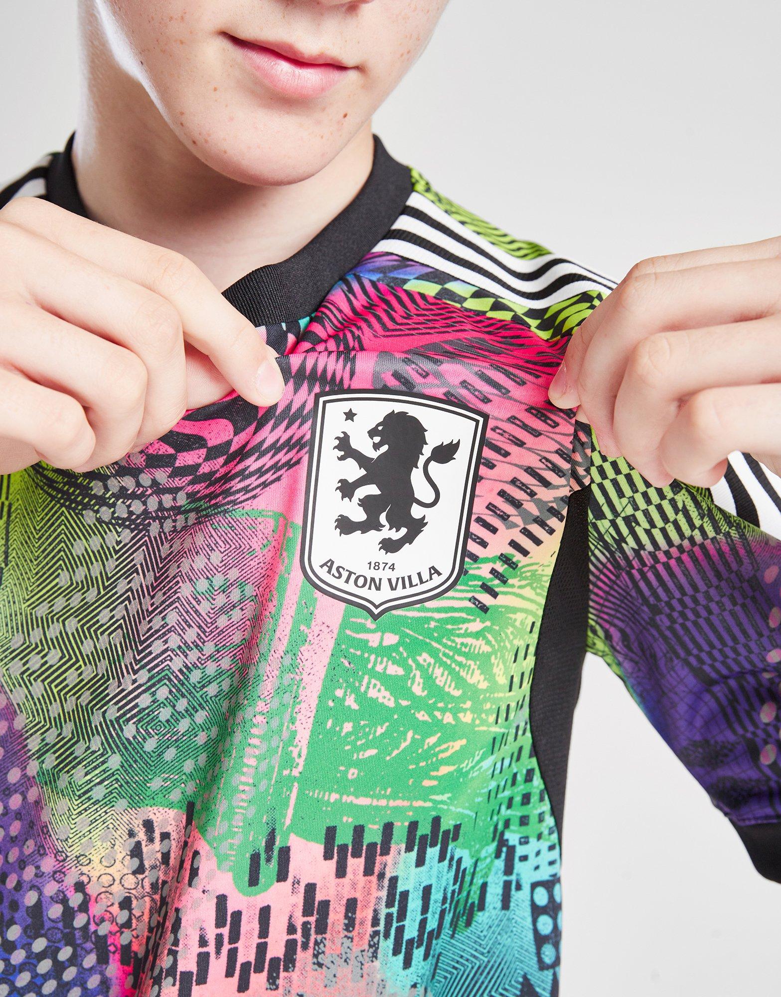 adidas Aston Villa FC Pride Shirt Junior