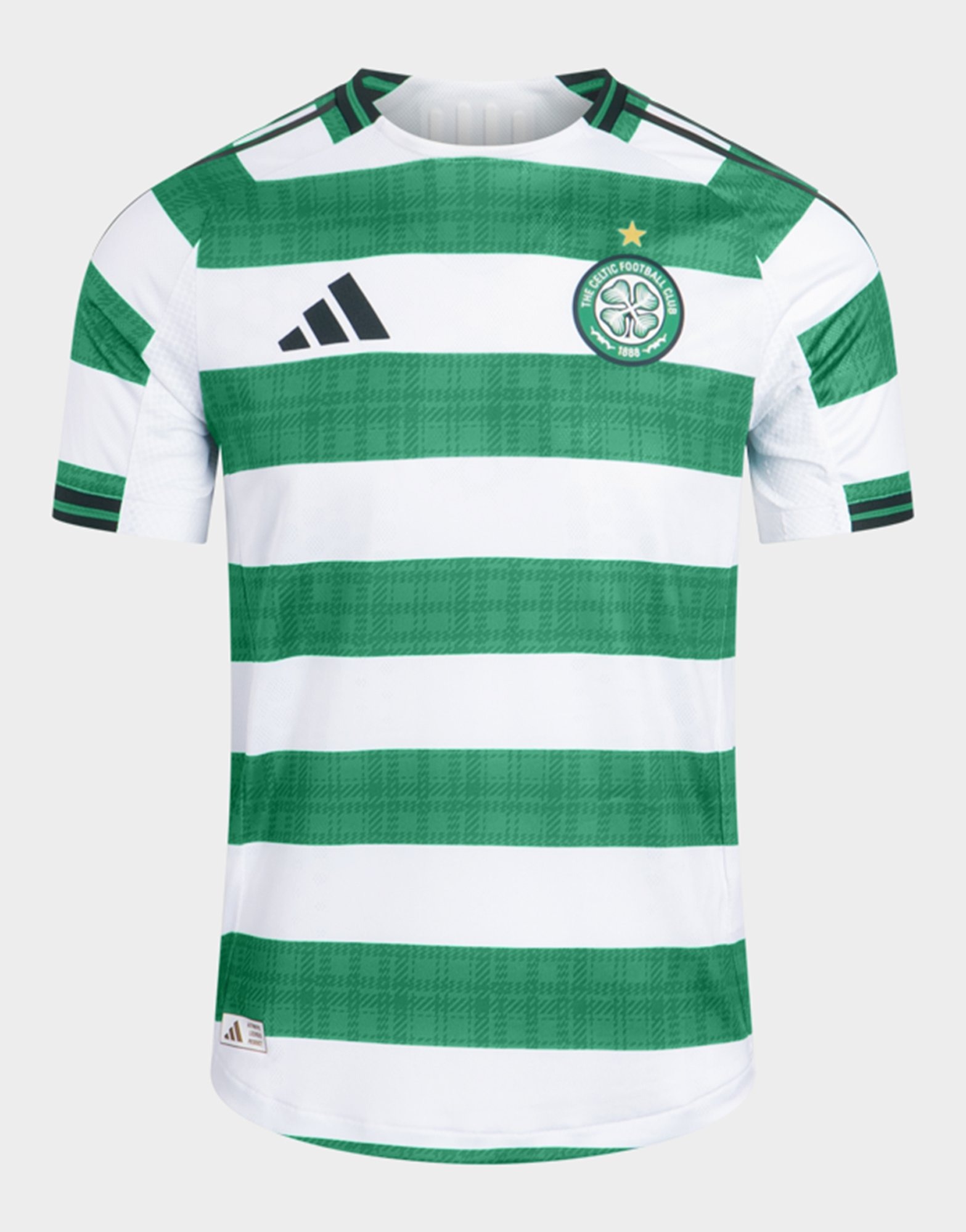 White adidas Celtic 2025/26 Unsponsored Home Shirt - JD Sports Global