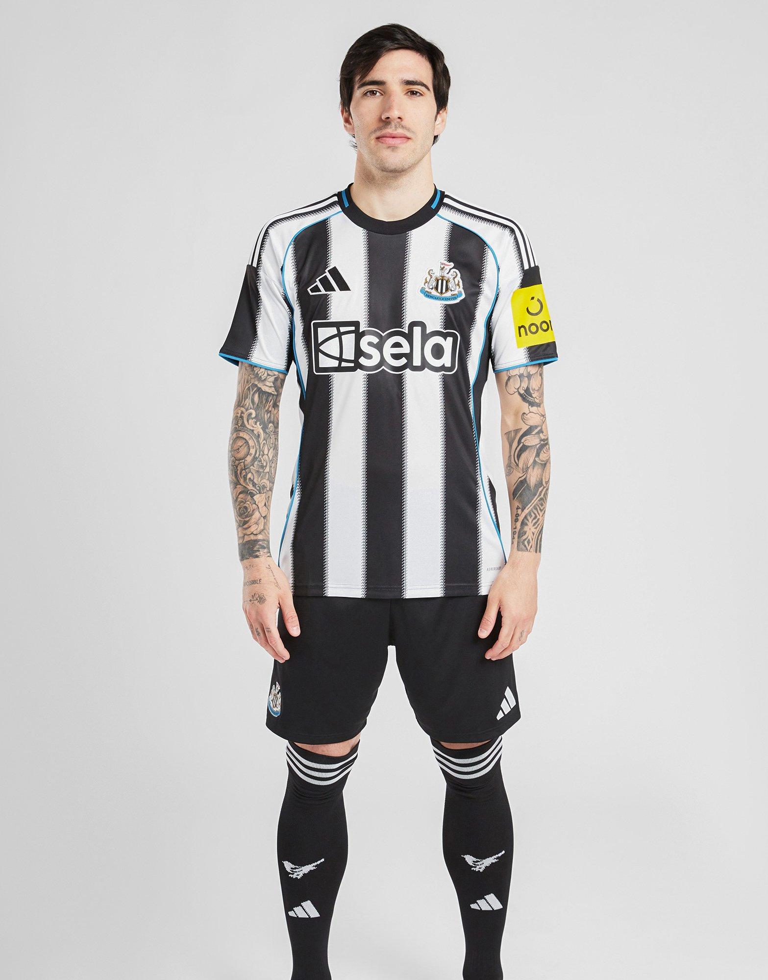 Black adidas Newcastle United FC 2025/26 Home Shirt - JD