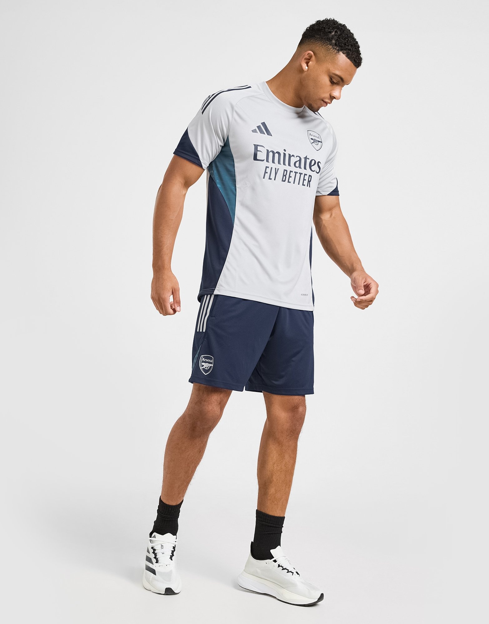Arsenal Short d'Entraînement Tiro 25 - Bleu/Bleu Enfant