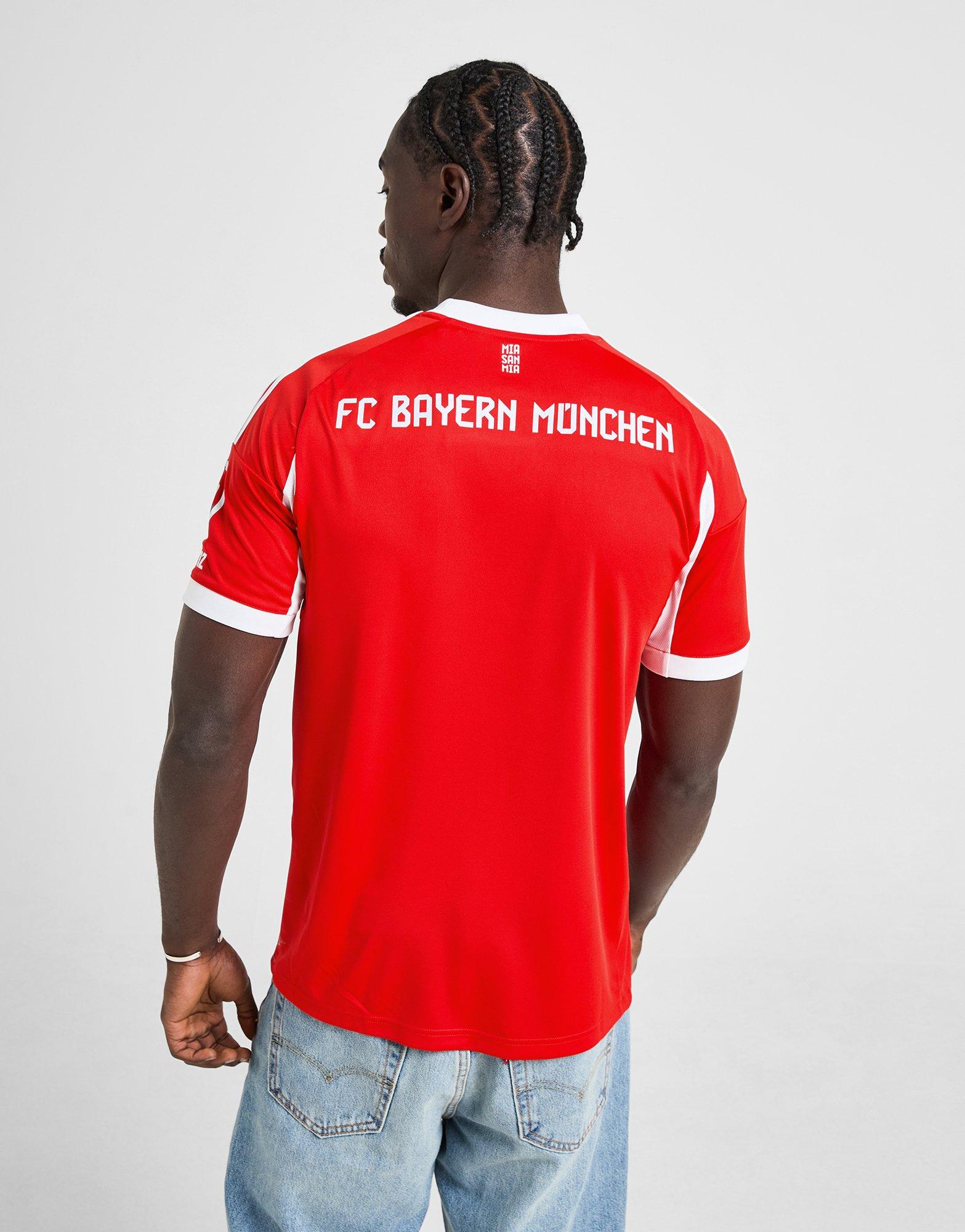 Red adidas FC Bayern Munich 2025/26 Home Shirt - JD Sports