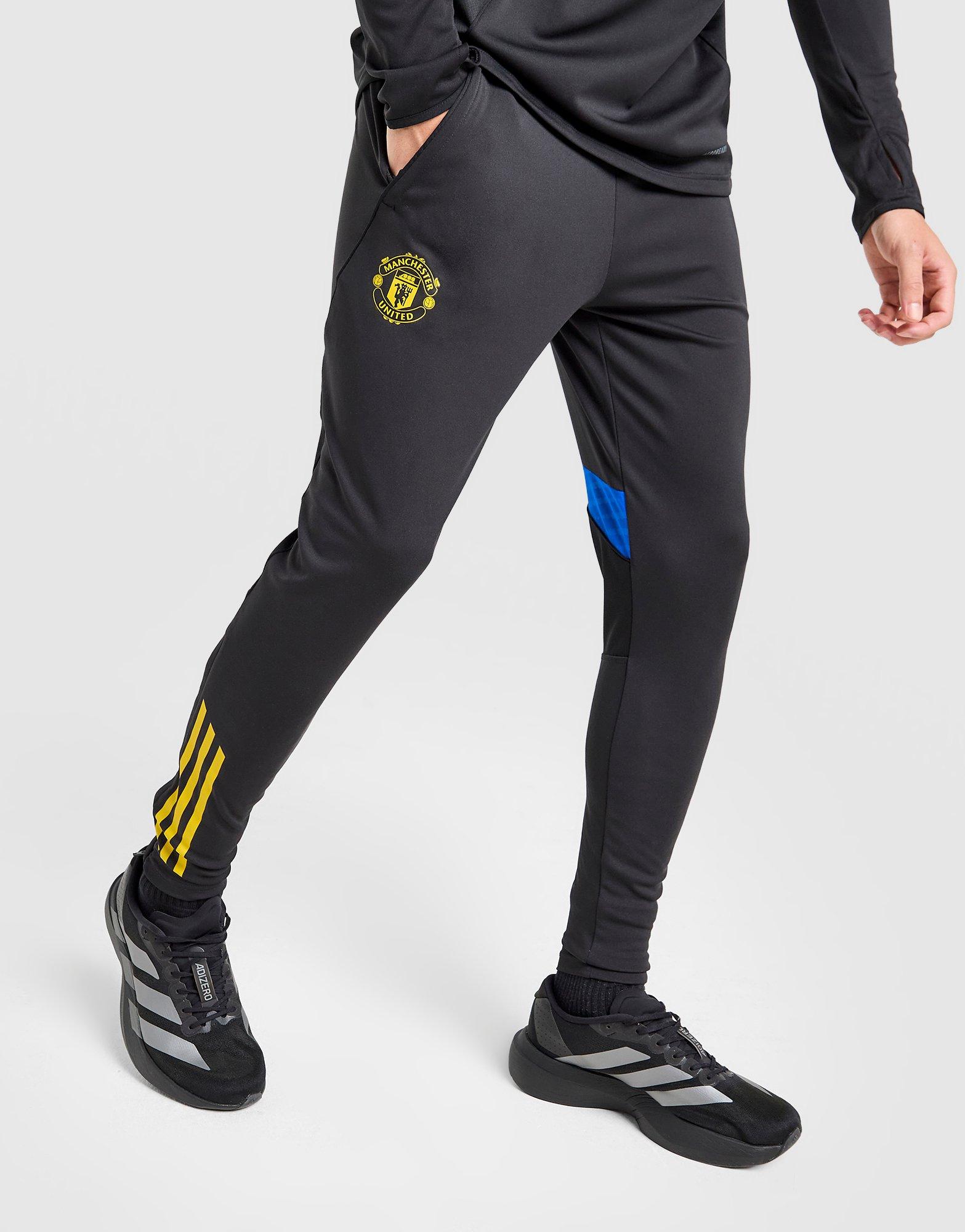Black adidas Manchester United FC European Training Track Pants