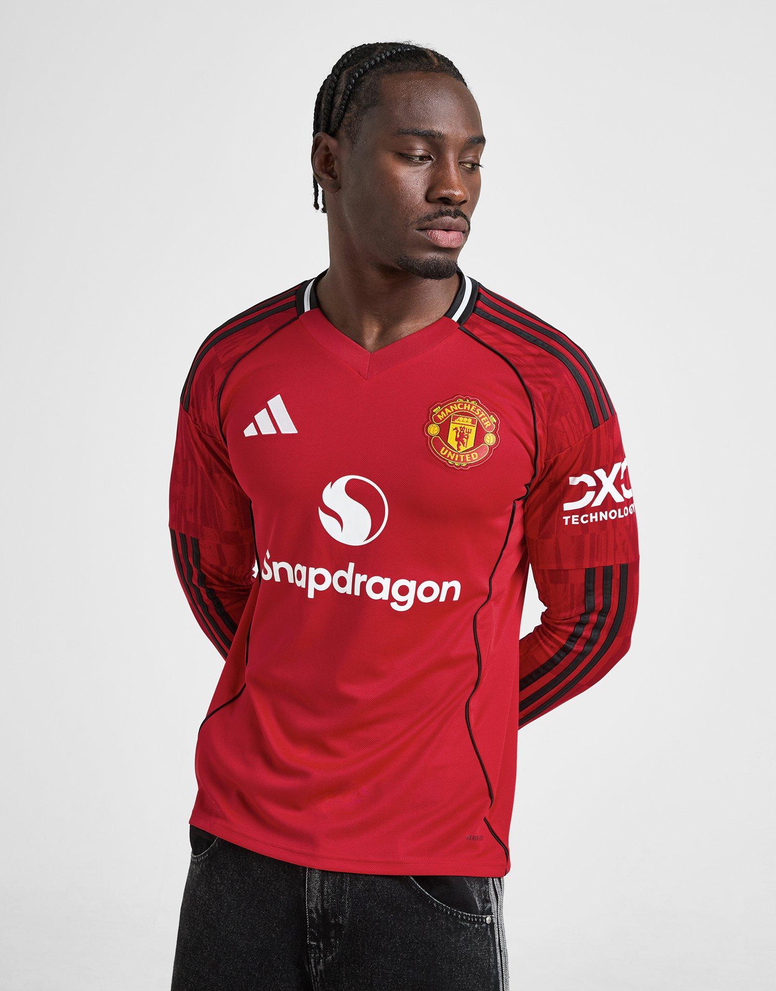adidas Manchester United FC 2025/26 Long Sleeve Home Shirt