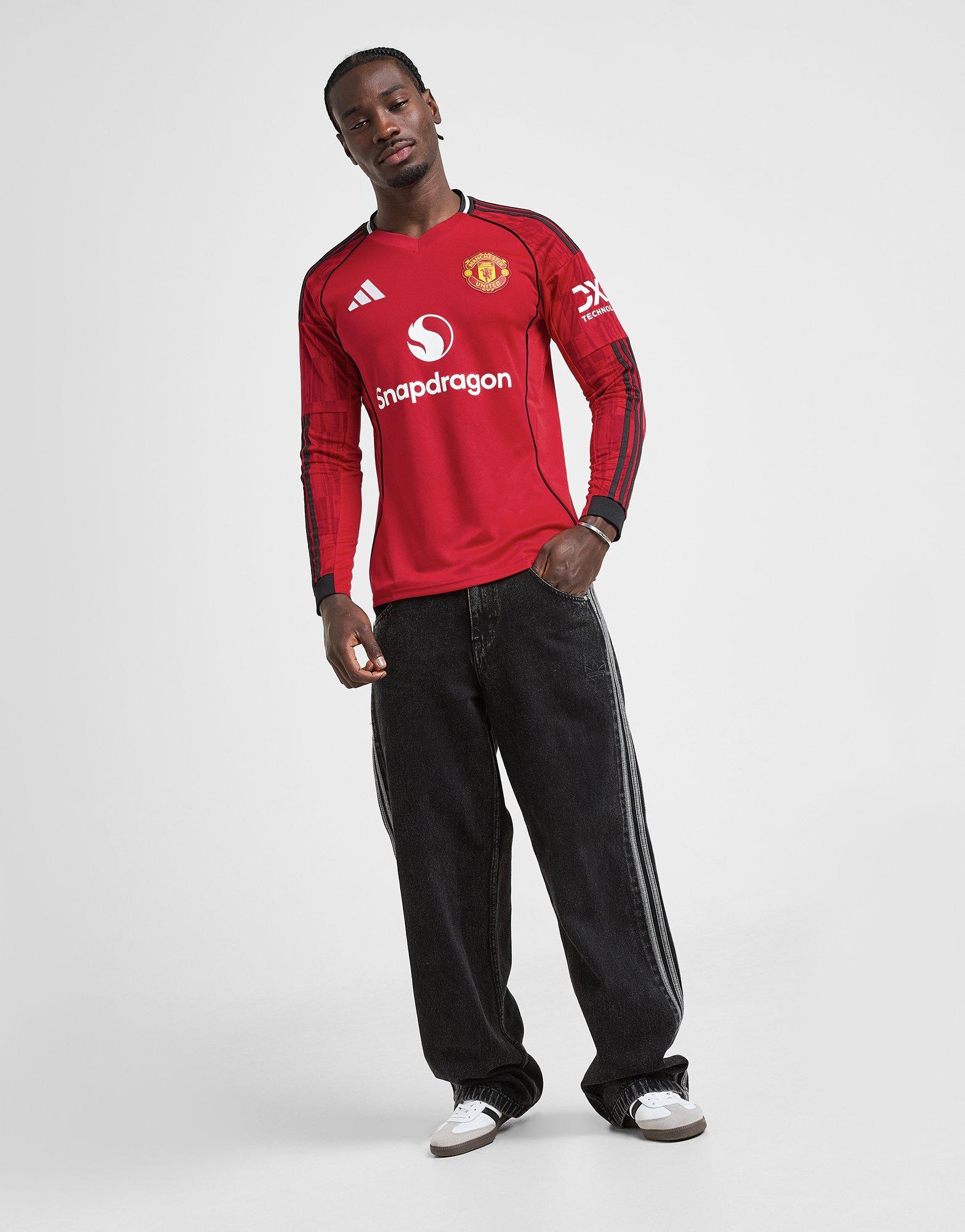 adidas Manchester United FC 2025/26 Long Sleeve Home Shirt