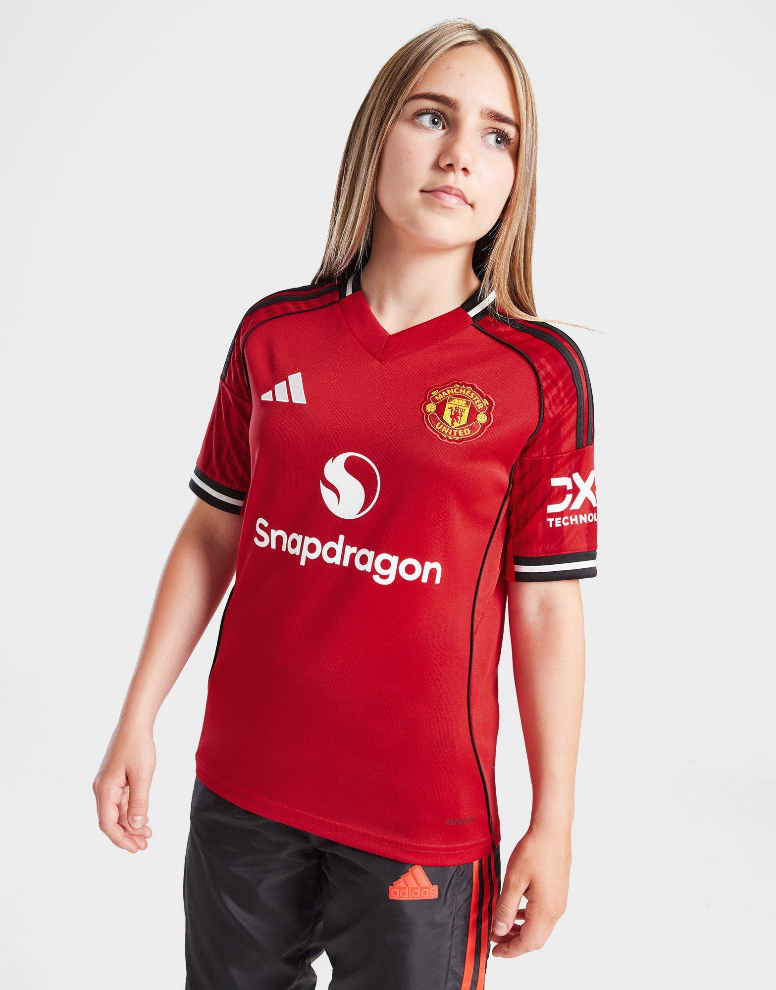 adidas Manchester United FC 2025/26 Home Shirt Junior