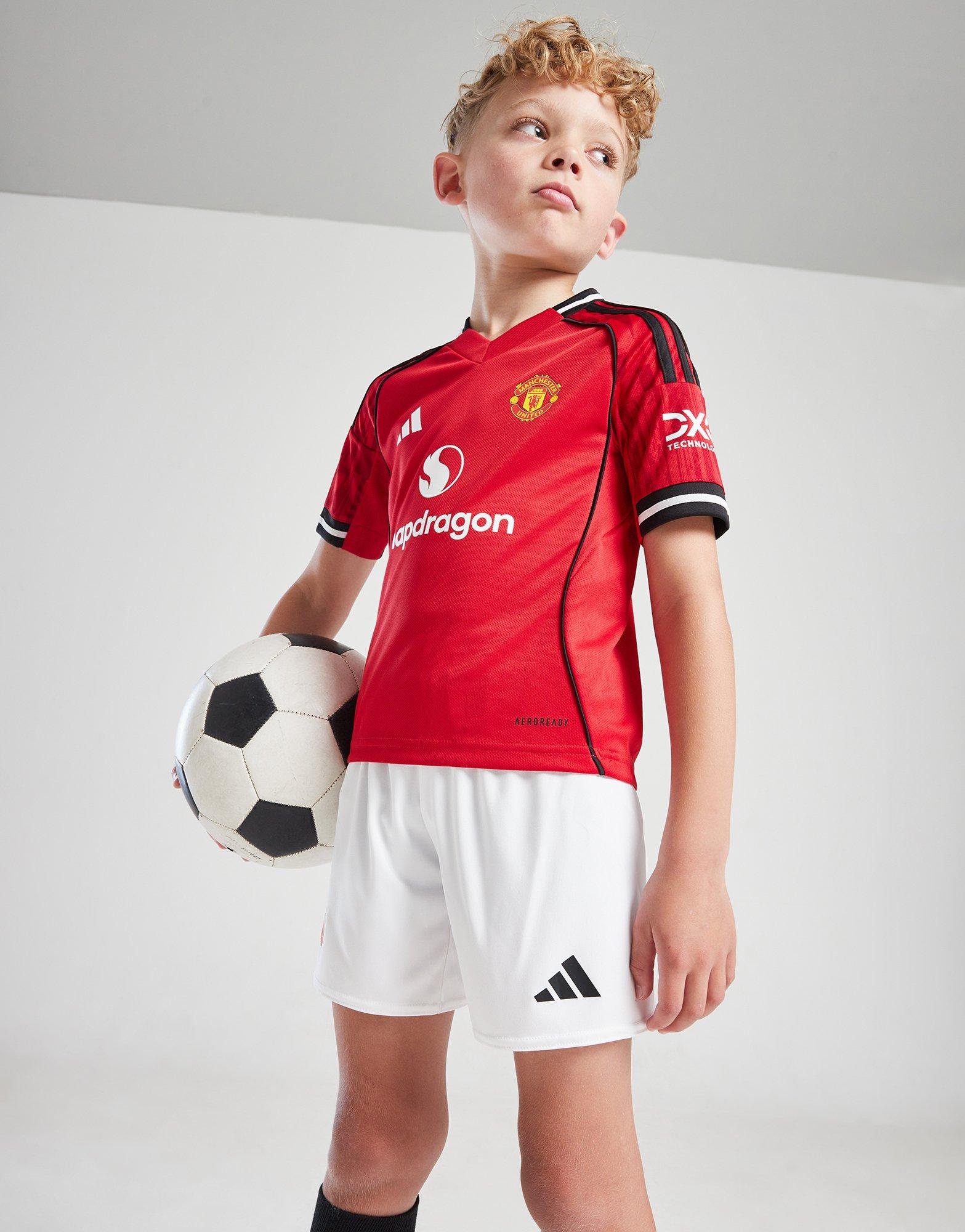 adidas Manchester United FC 2025/26 Home Kit Children
