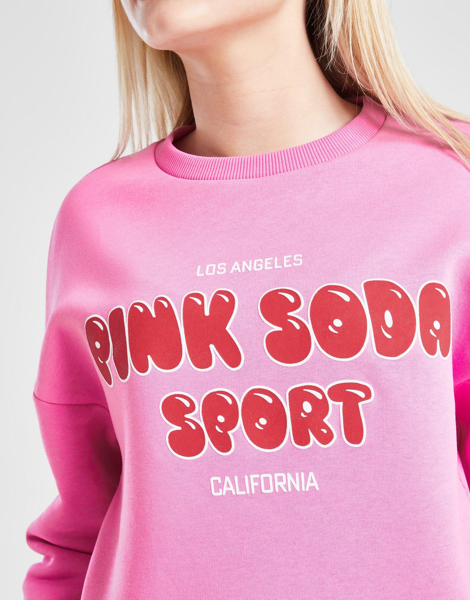 Pink Soda Sport Girls' Ripple Crew Sweatshirt Junior