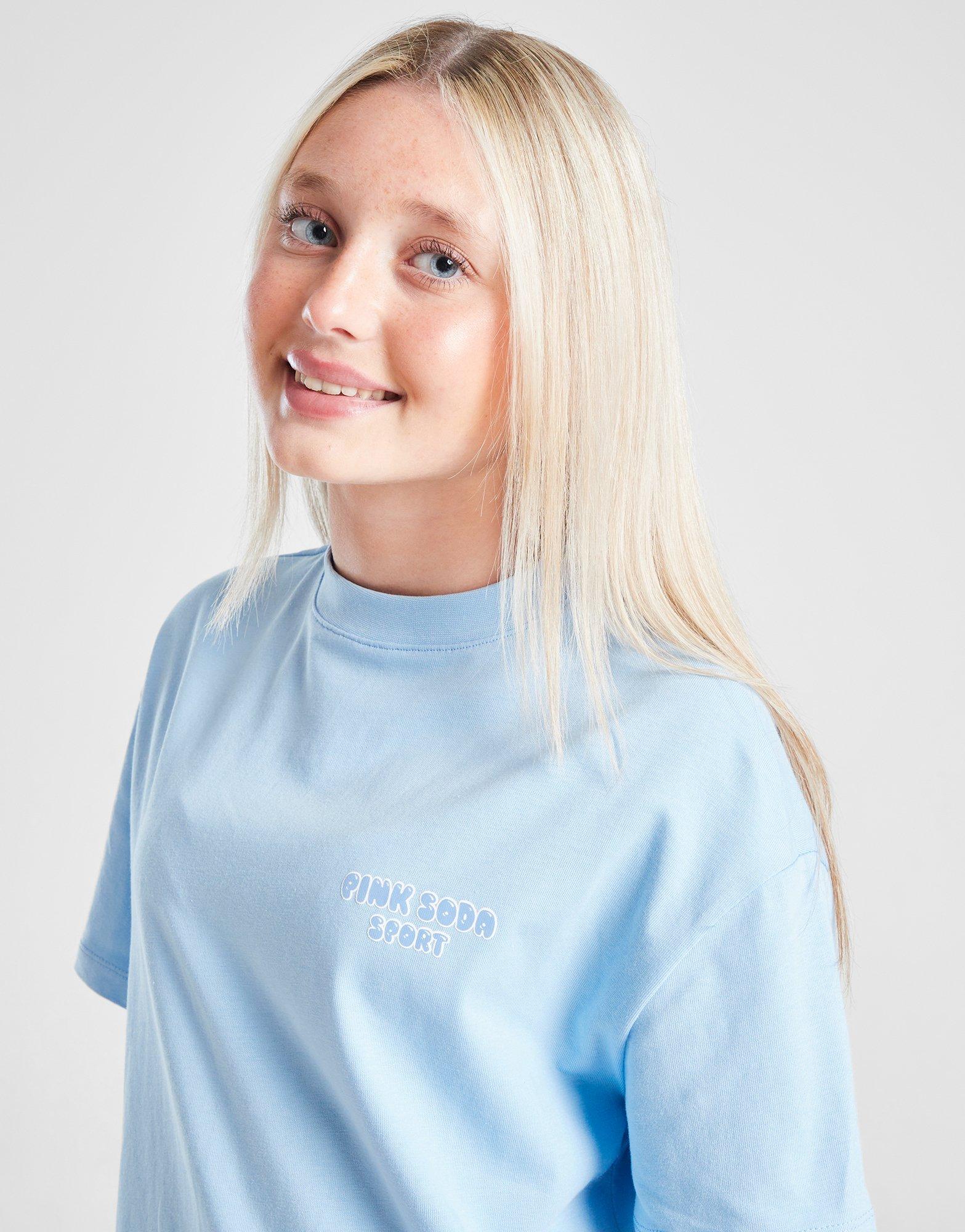 Blue Pink Soda Sport Girls' Ripple T-Shirt Junior JD Sports Global