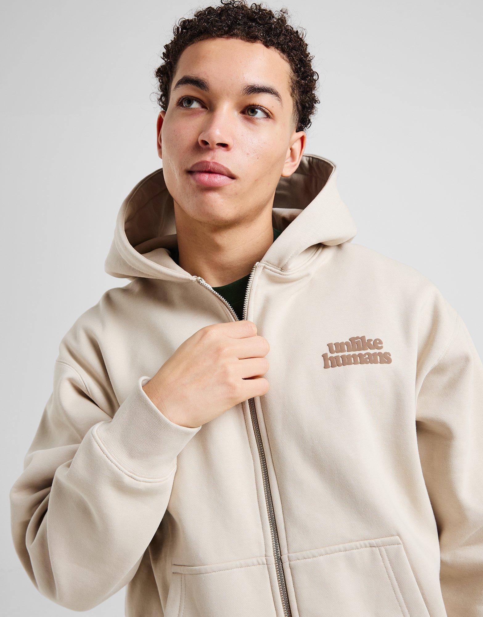 Unlike Humans Bubble Zip Through Hoodie