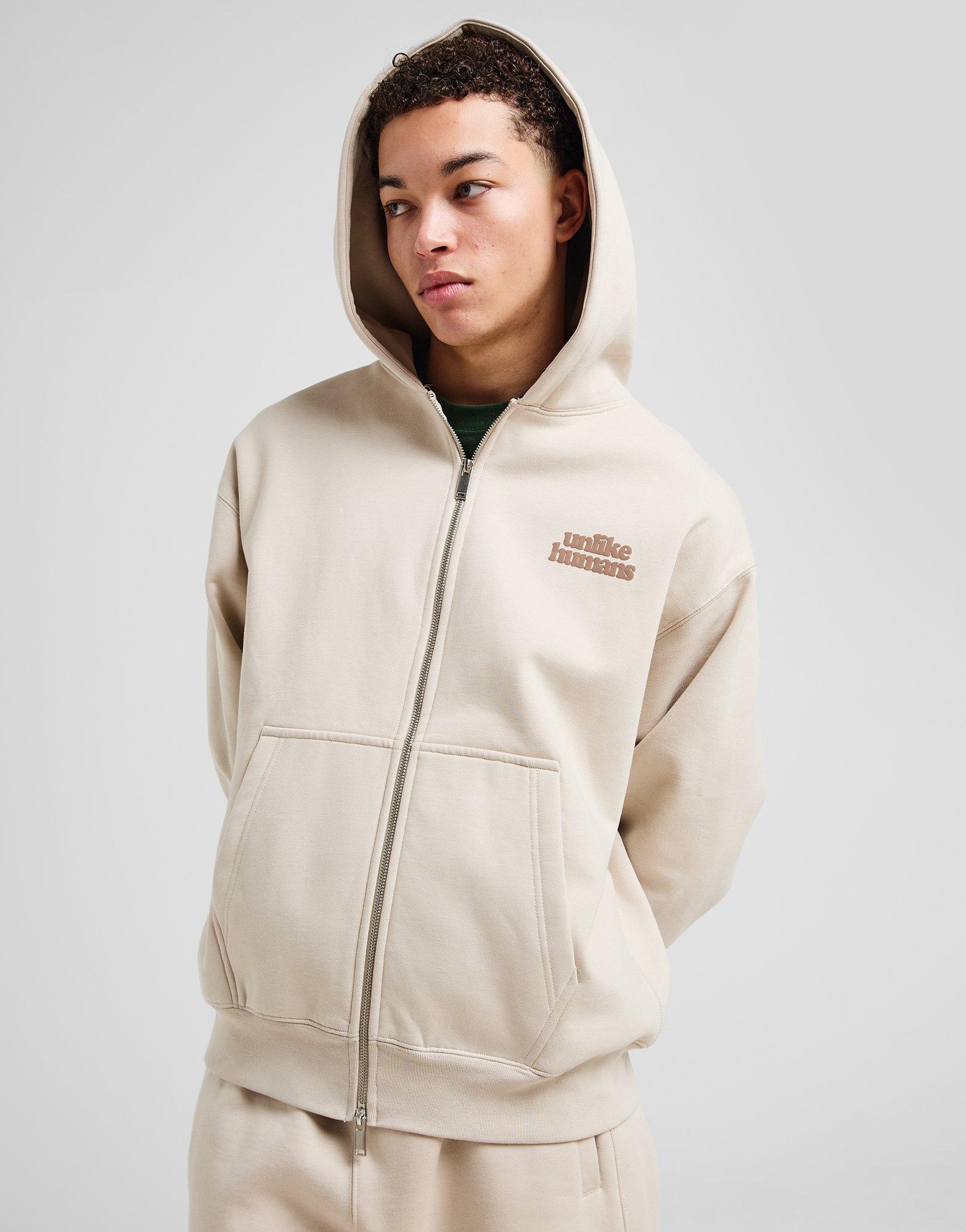 Unlike Humans Bubble Zip Through Hoodie