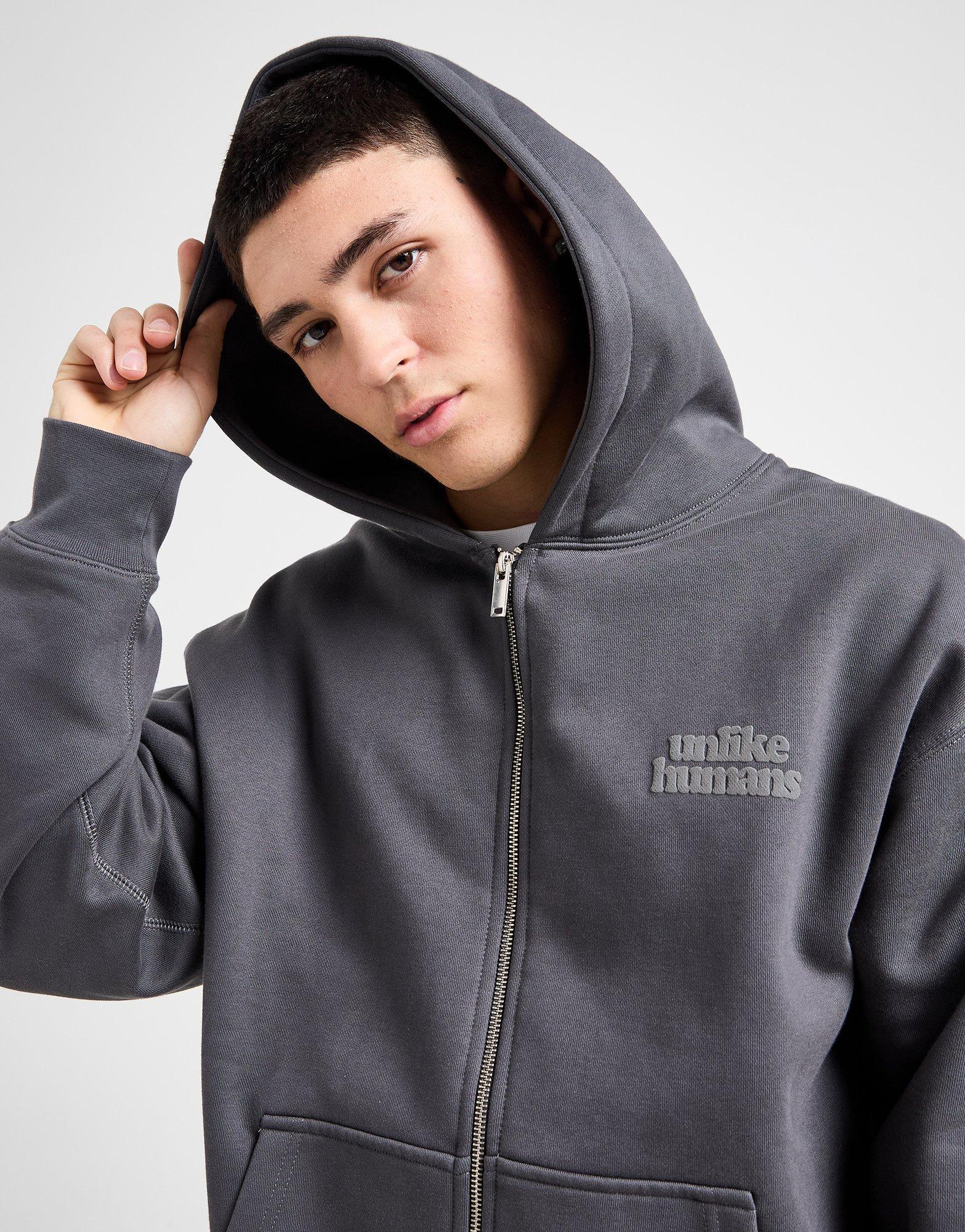 Unlike Humans Bubble Zip-Through Hoodie