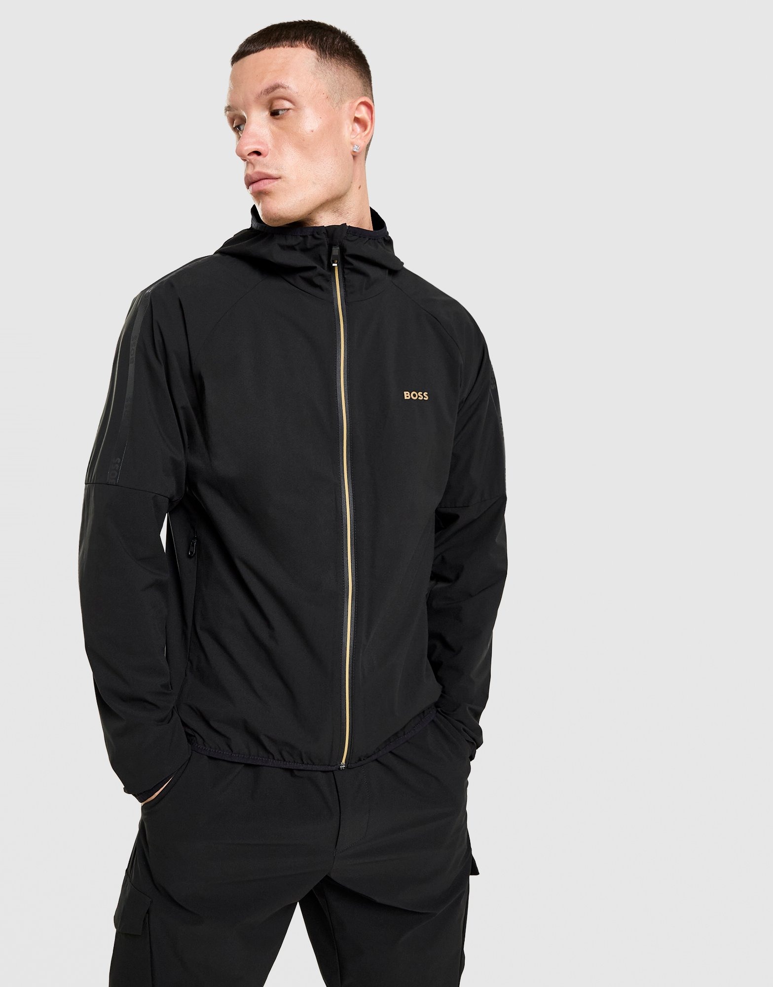 ジャケット・アウター BOSS BOSS - BOSS x AJBXNG - Techno fabric jacket black - The Corner