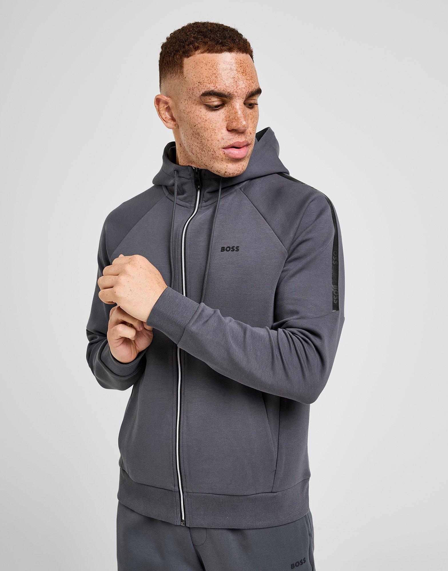 BOSS Sudadera con capucha Saggy Full Zip