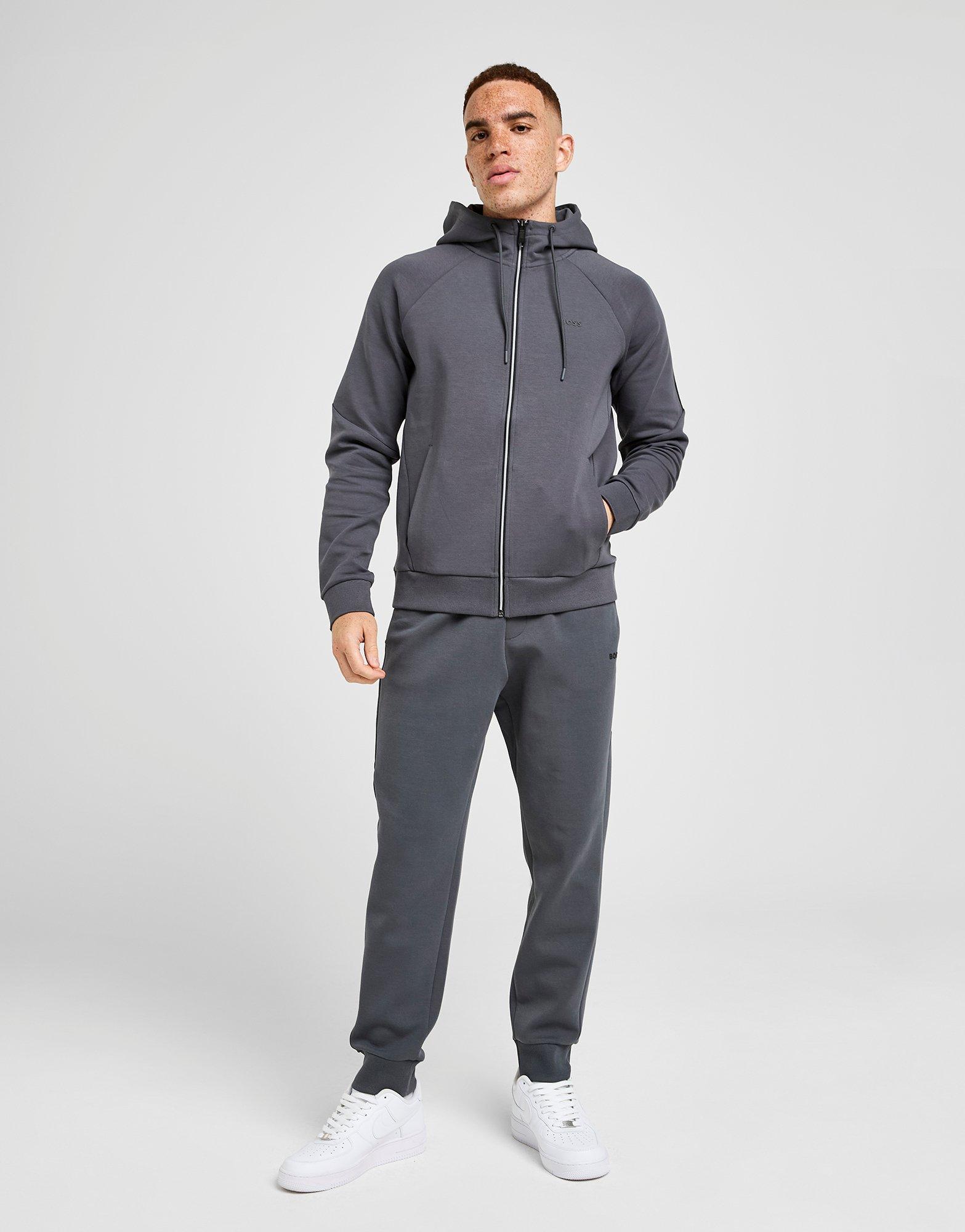 BOSS Sudadera con capucha Saggy Full Zip