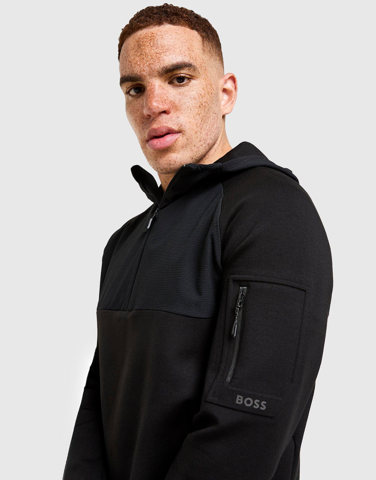 BOSS Urban Tech 1/4 Zip Hooded Jacke