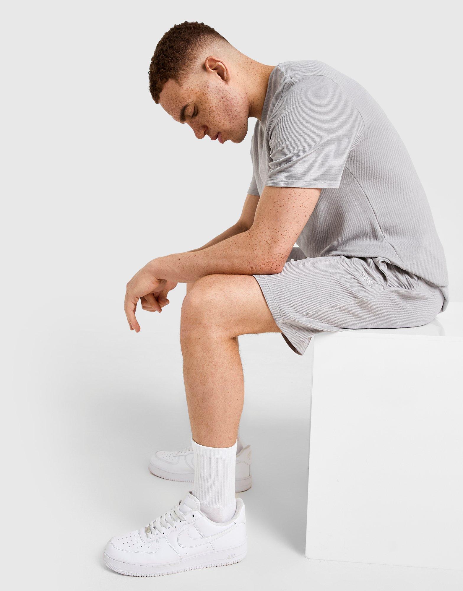 BOSS Ottoman Ribbed Pantaloncino