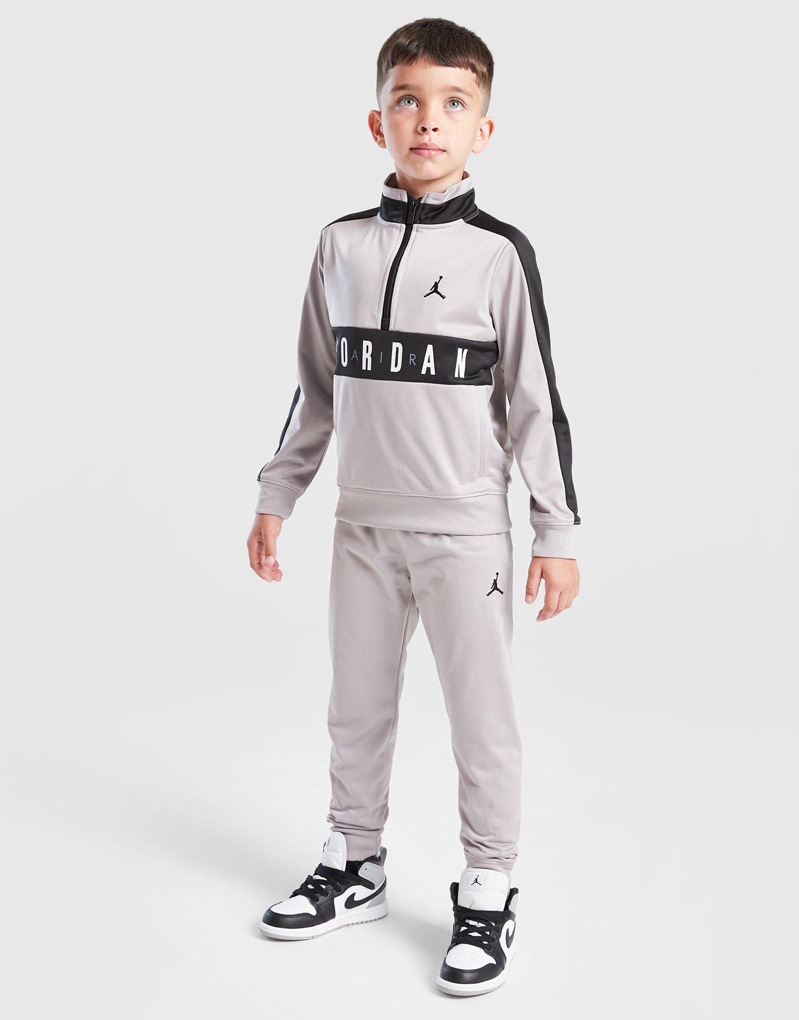 Jordan Poly 1/4 Zip Tracksuit Children