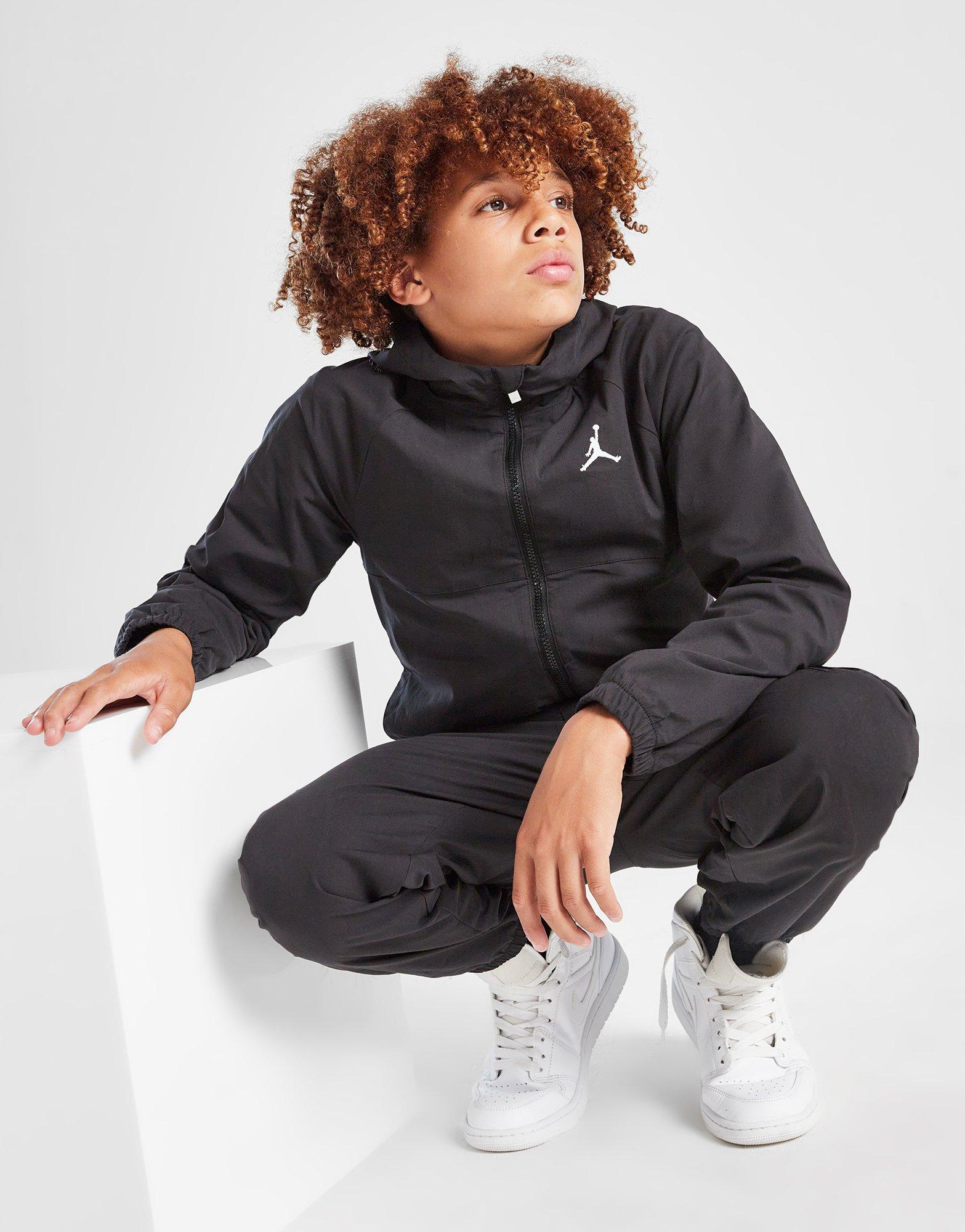 新品　JORDAN BRAND WOVEN JACKET NIKE Black Jordan Woven Jacket Junior - JD Sports Global