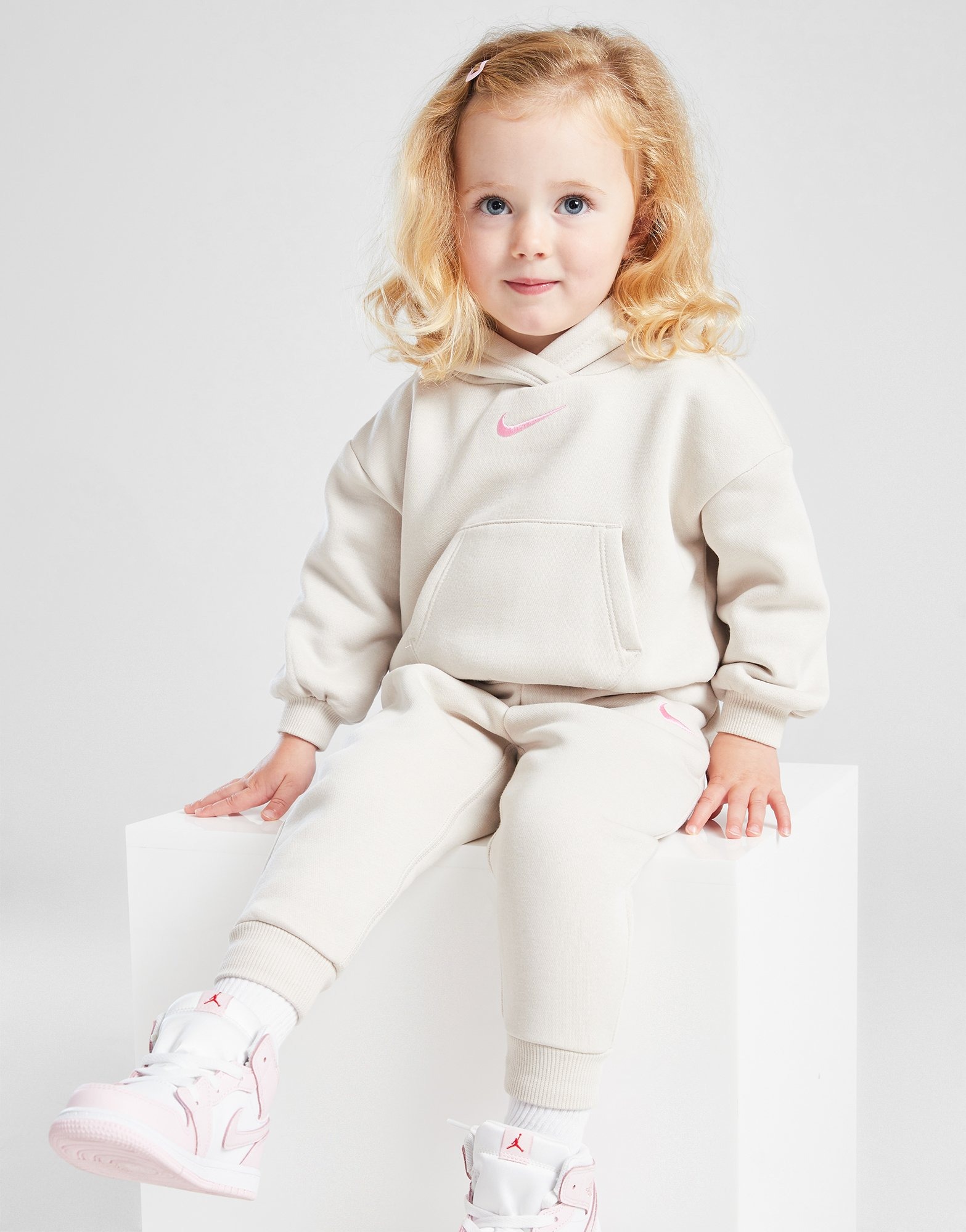 Brown Nike Girls' Phoenix Fleece Hoodie Tracksuit Infant JD Sports Ireland