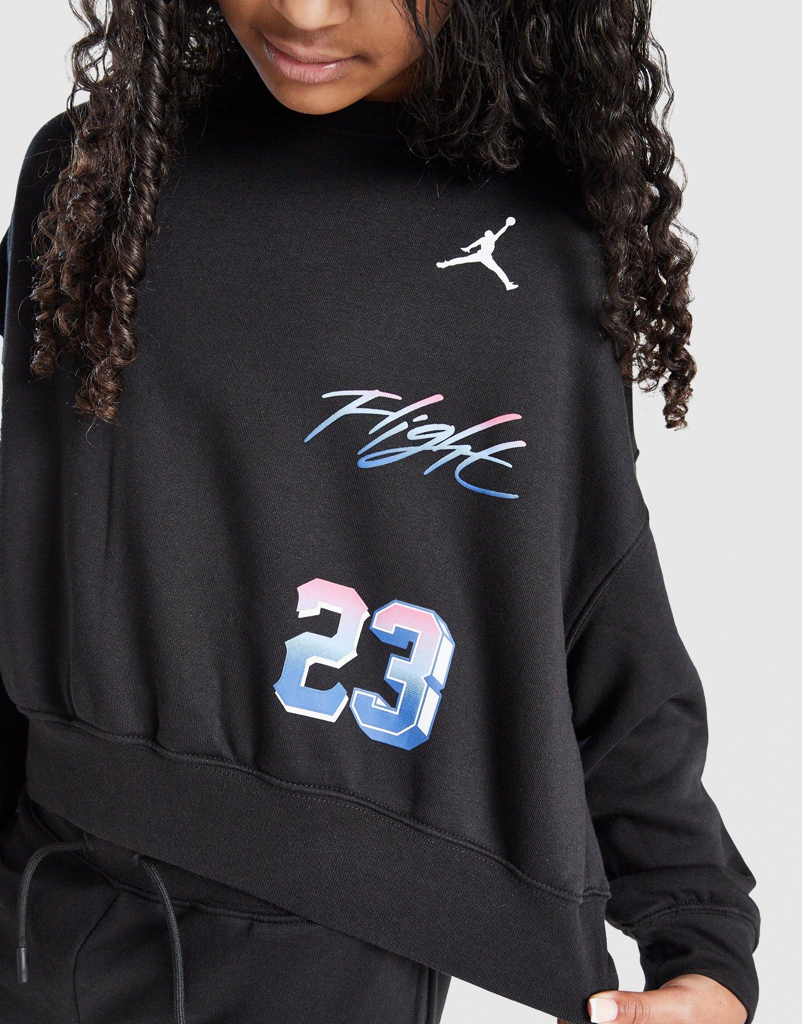 Jordan Sudadera Fade Back Hit Crew Girls' Júnior