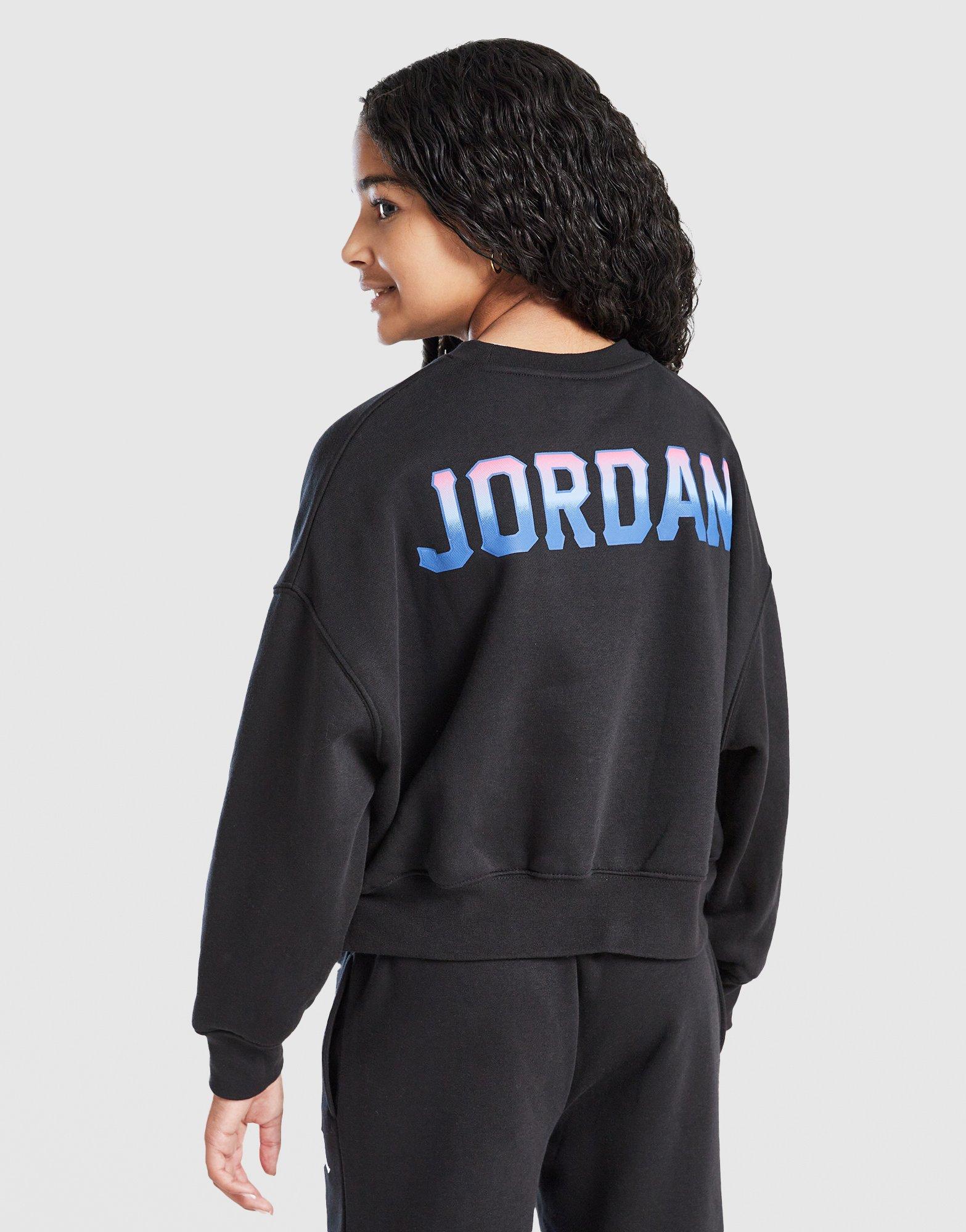 Jordan Sudadera Fade Back Hit Crew Girls' Júnior