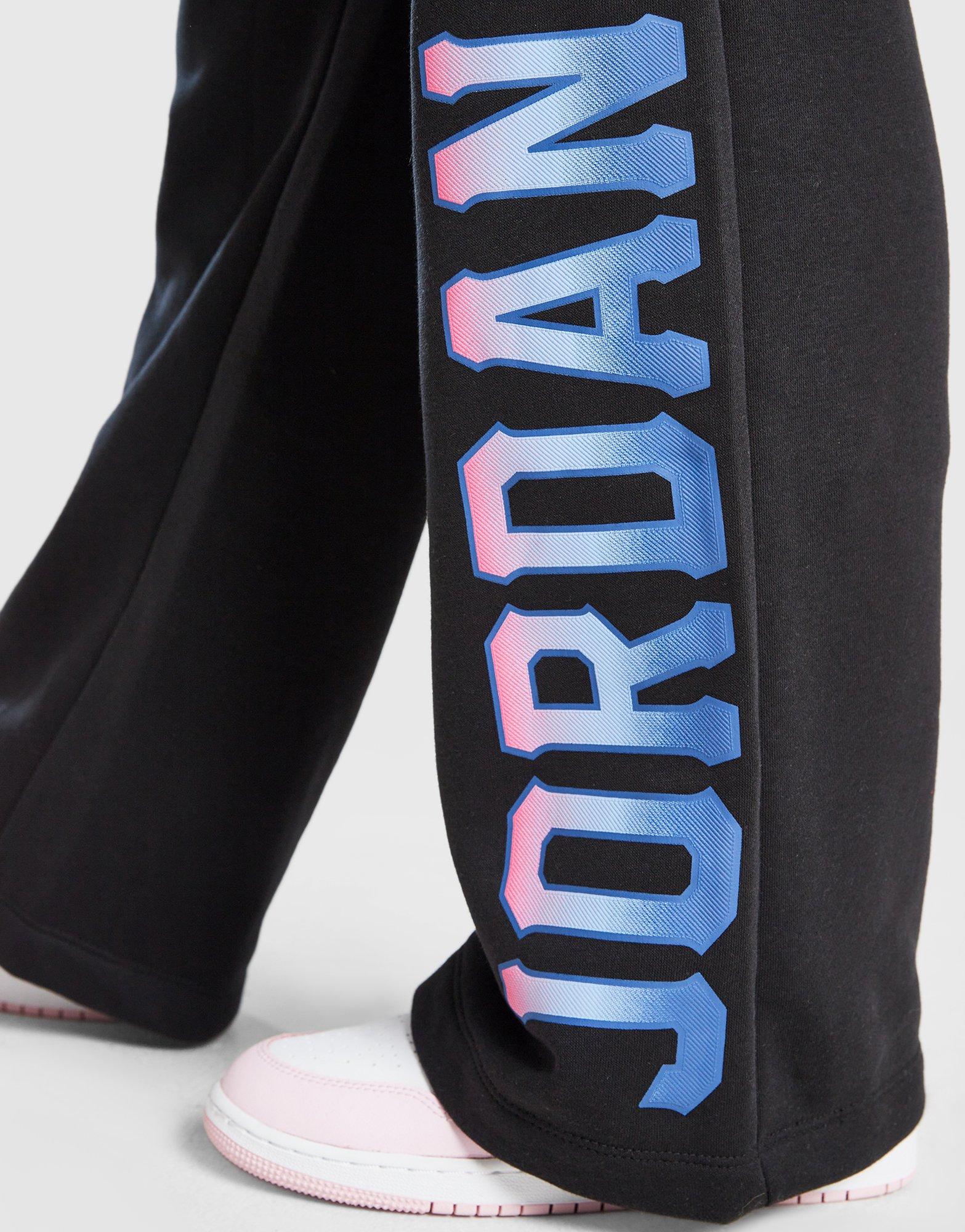 Jordan Pantalones joggers Fade Wide Leg Girls' Júnior