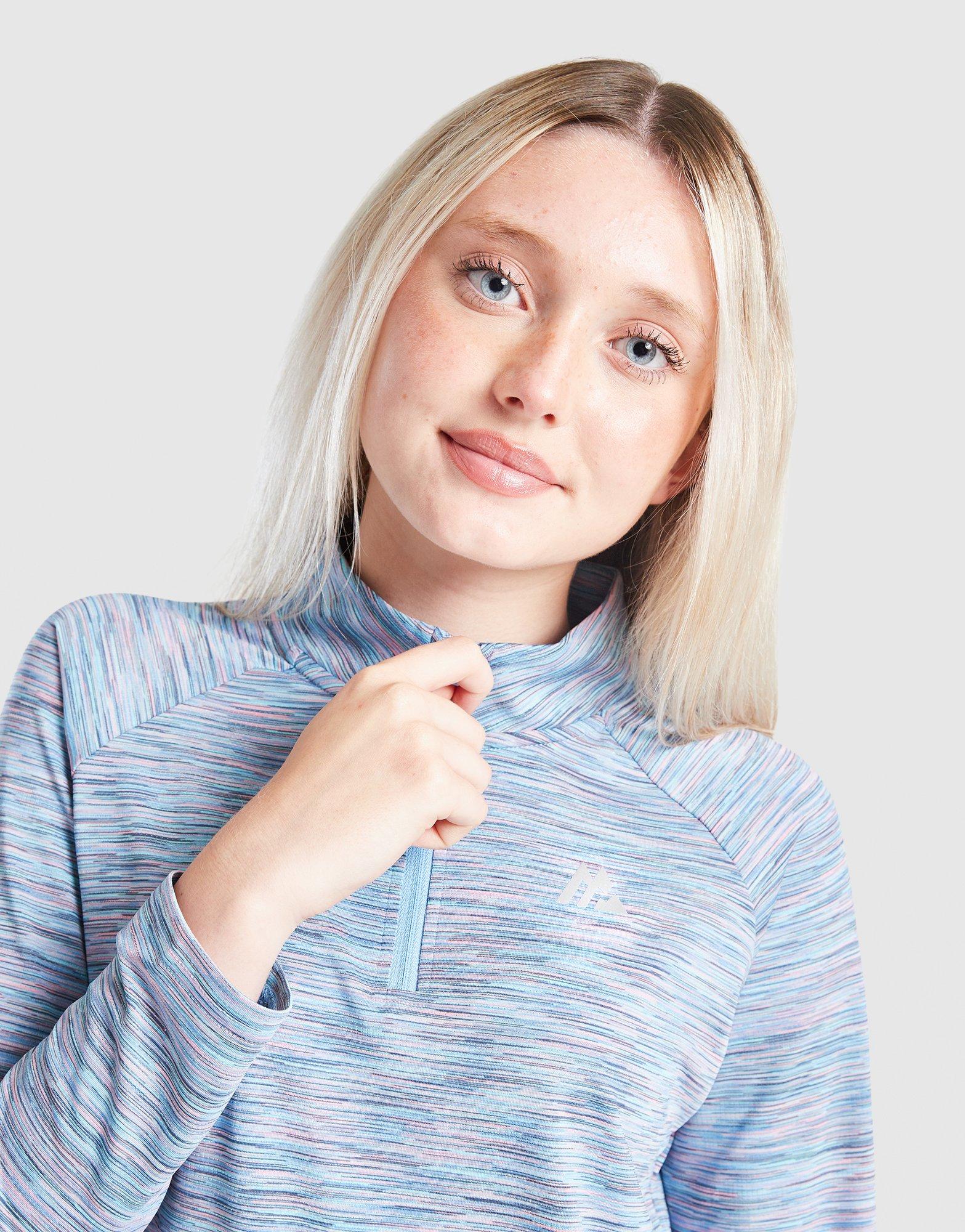 MONTIREX Girls' Trail 1/2 Zip Top Junior