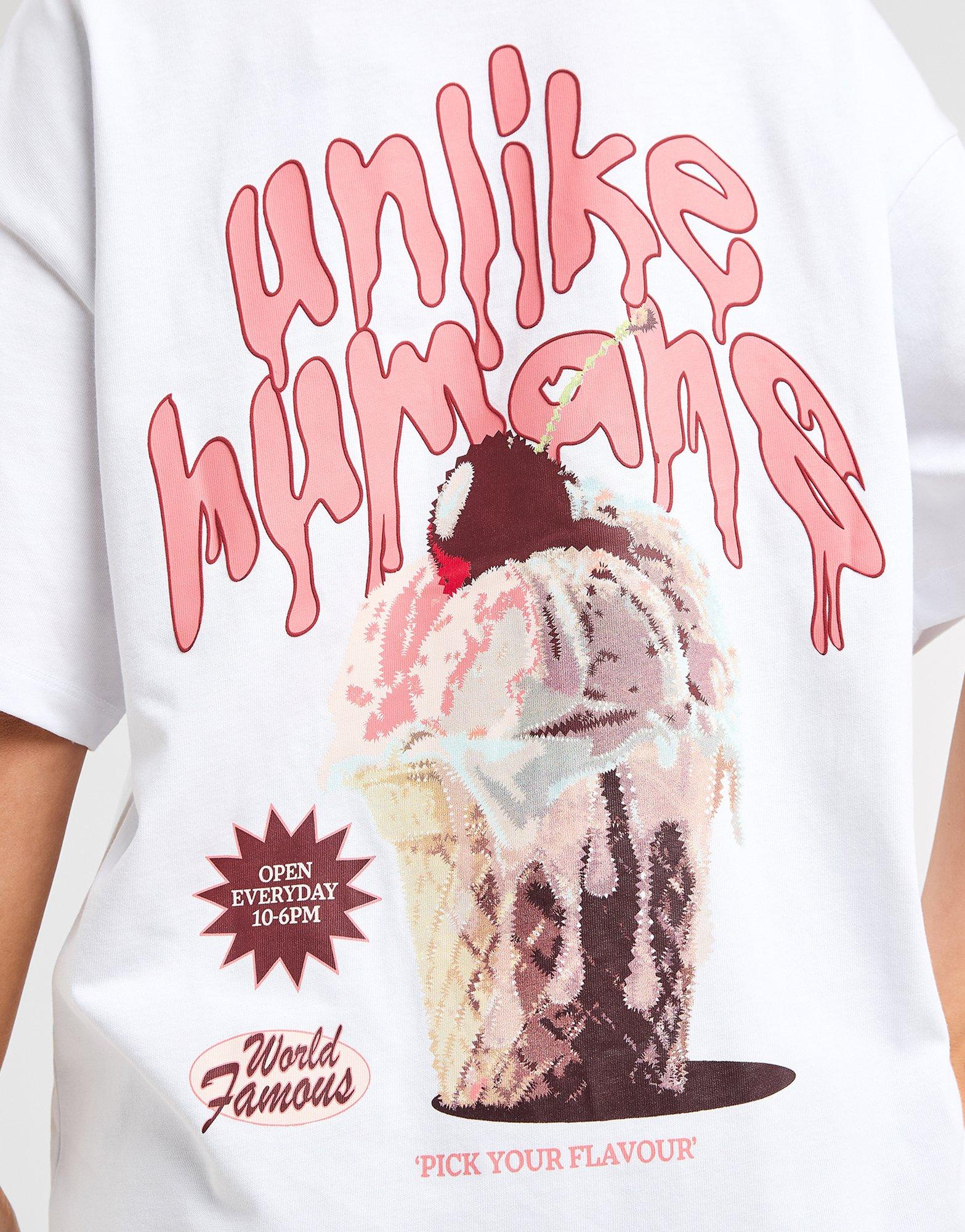 Unlike Humans Ice Cream T-Shirt