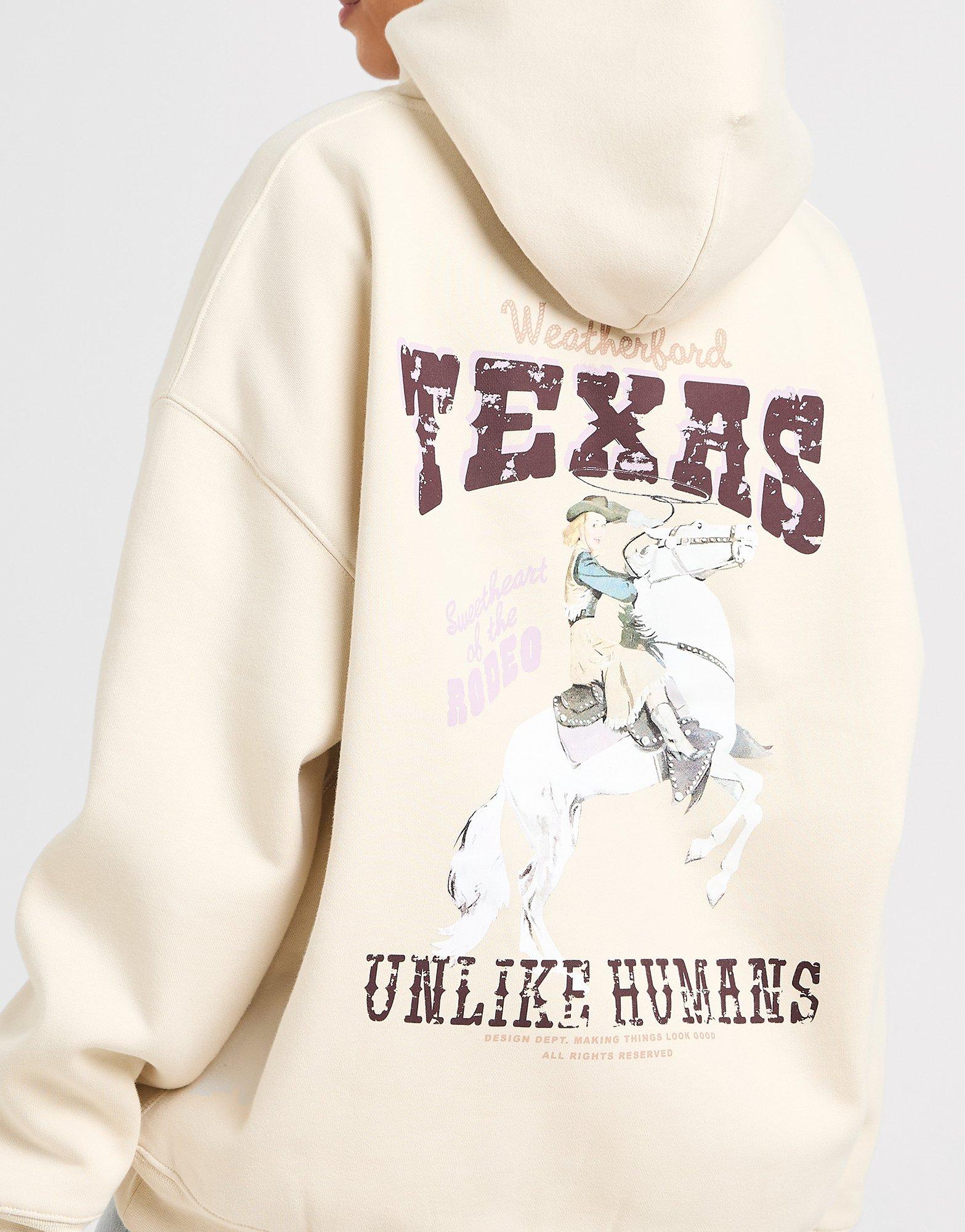 Unlike Humans Texas Hoodie