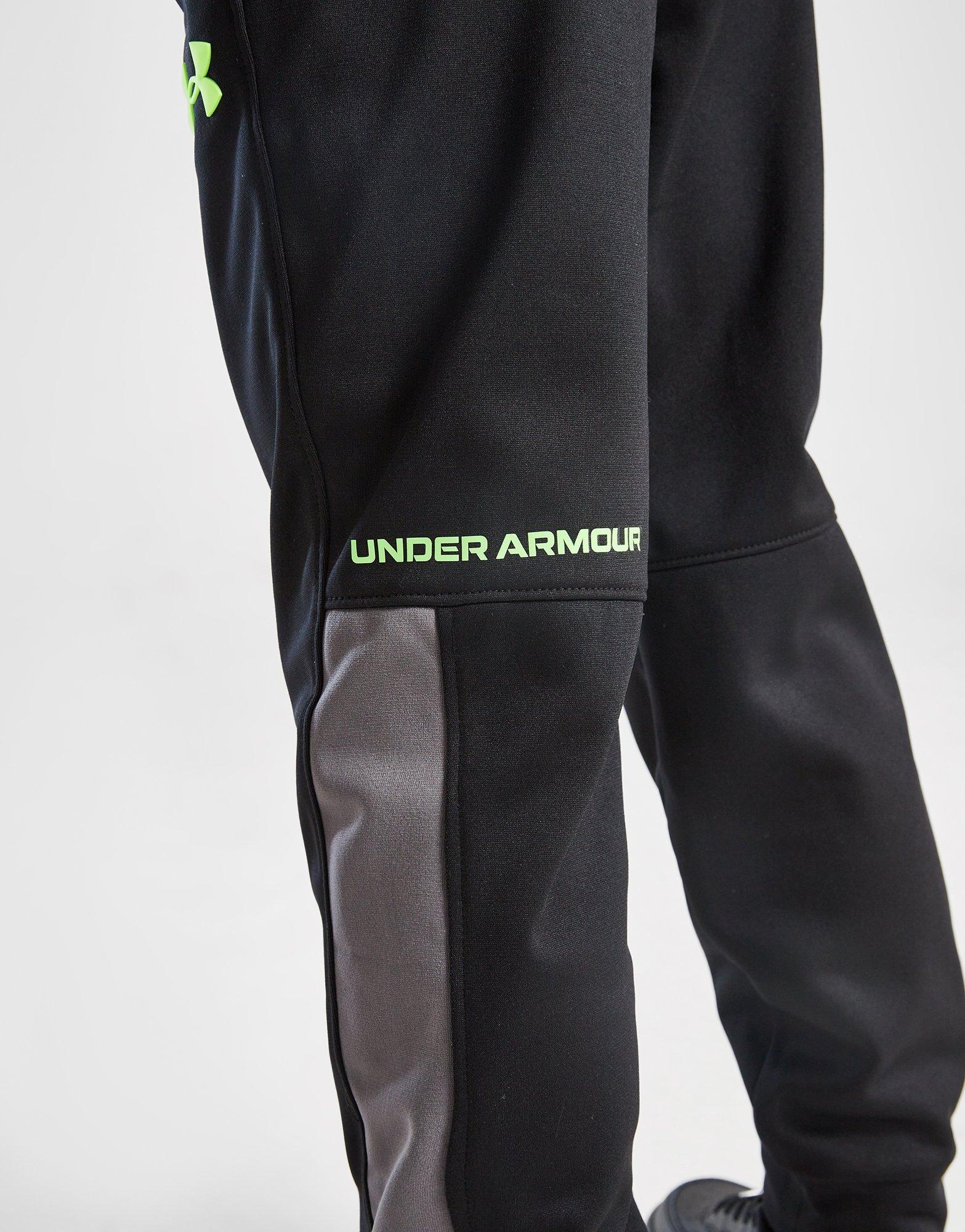 Under Armour Poly Colour Block 1/4 Zip Tracksuit Children