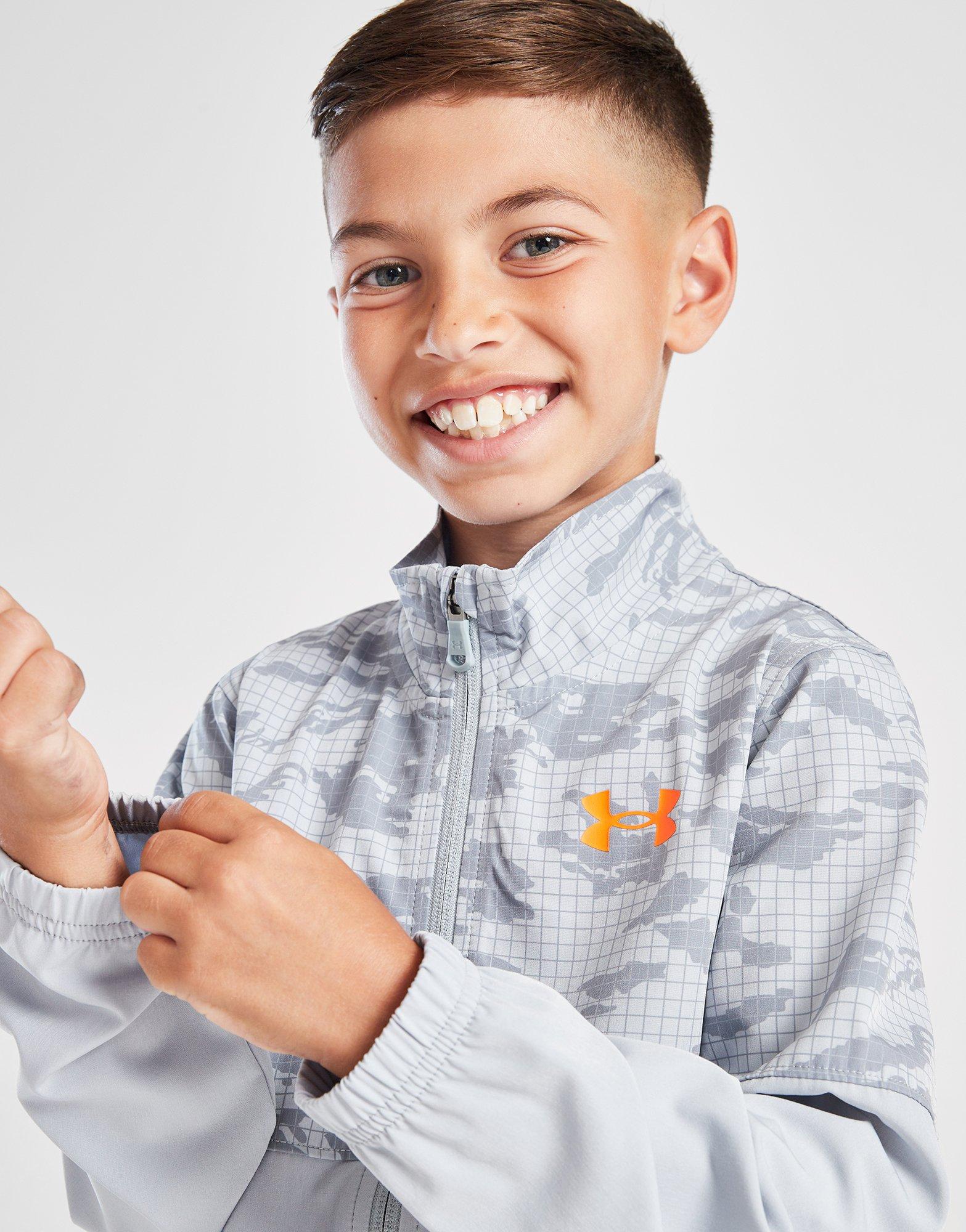 Under Armour Vanish Full Zip Camo Tracksuit Children