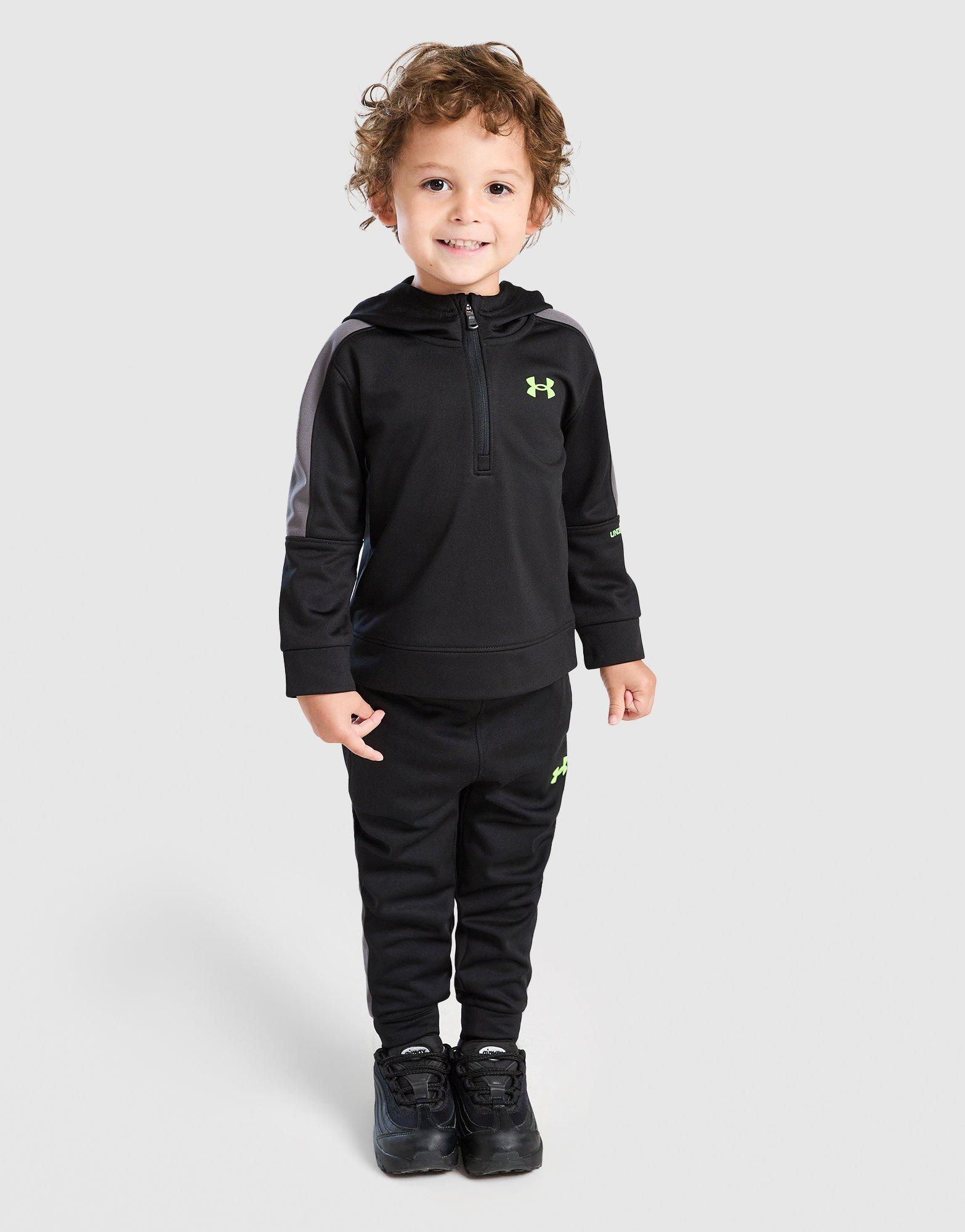 Under Armour Poly Colour Block 1/4 Zip Tracksuit Infant