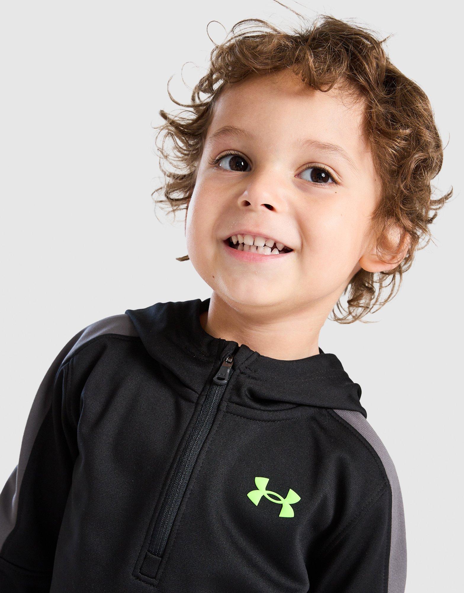 Under Armour Poly Colour Block 1/4 Zip Tracksuit Infant