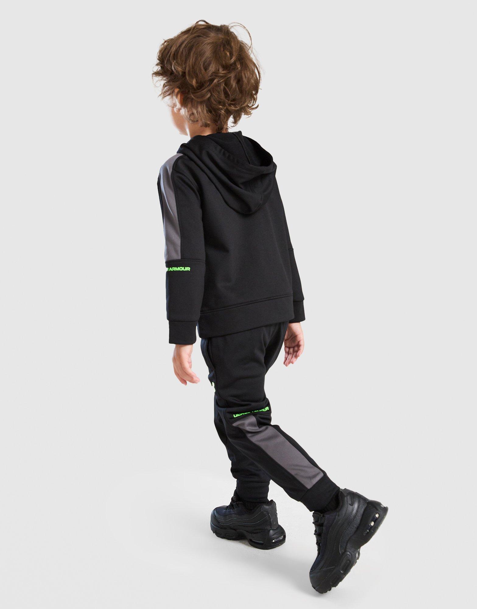 Under Armour Poly Colour Block 1/4 Zip Tracksuit Infant