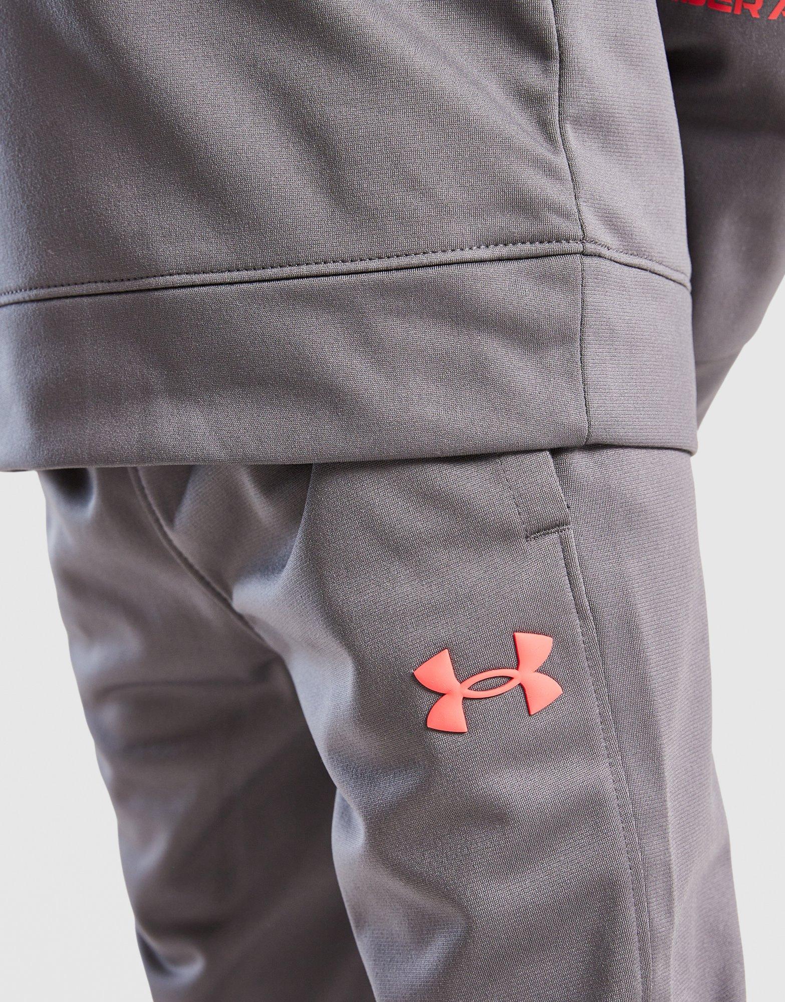 Under Armour Poly Colour Block 1/4 Zip Tracksuit Children
