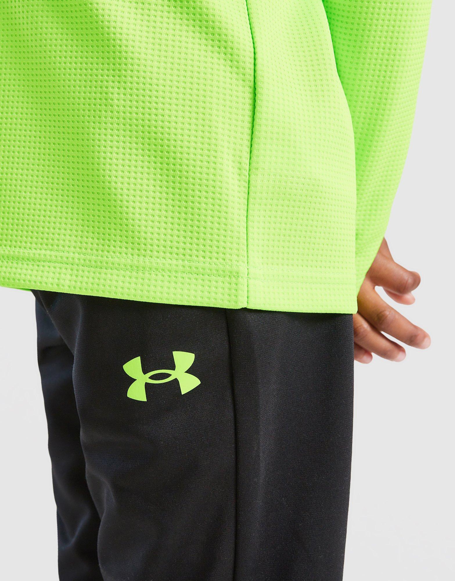 Under Armour Tech Grid 1/4 Zip Tracksuit Children
