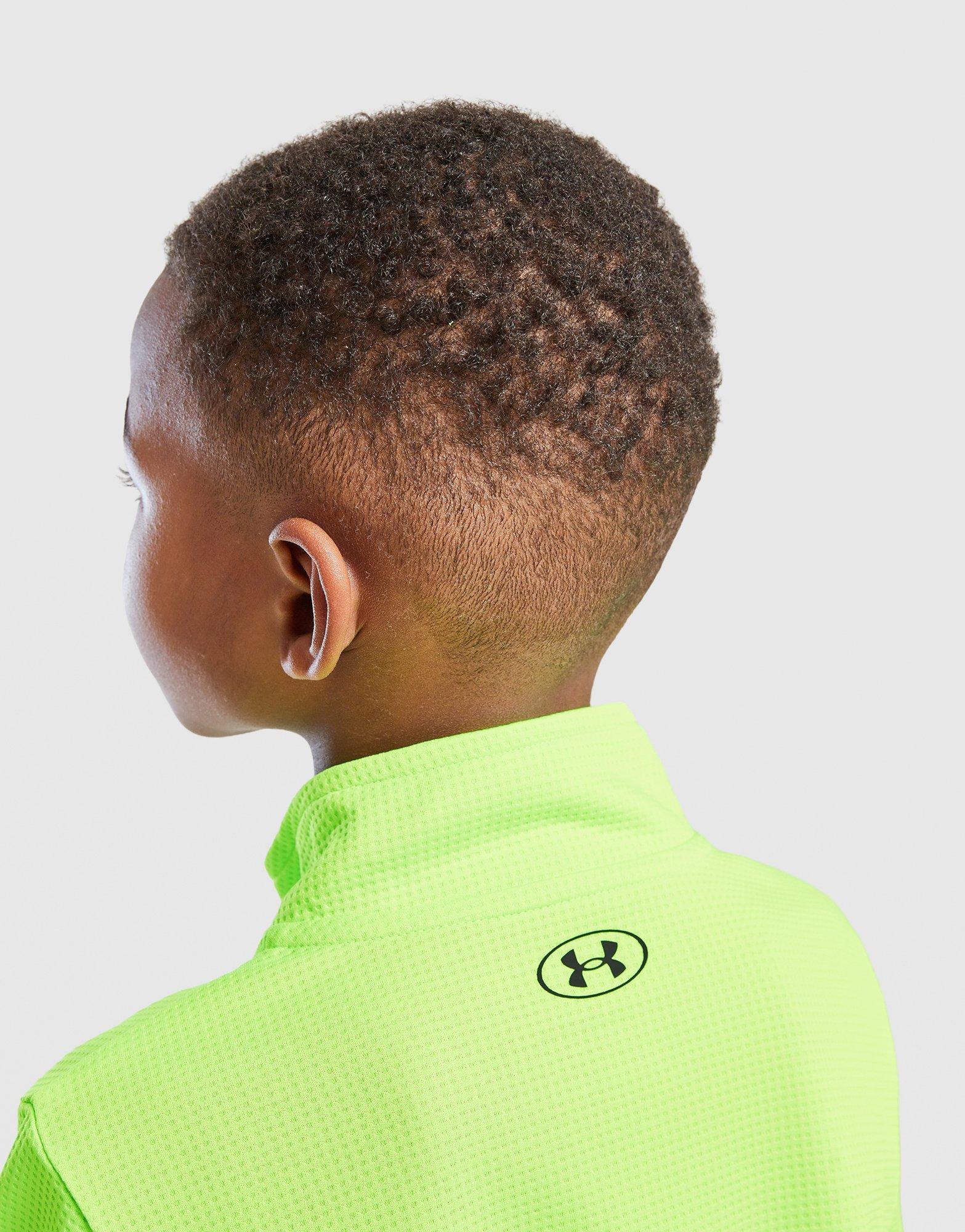 Under Armour Tech Grid 1/4 Zip Tracksuit Children