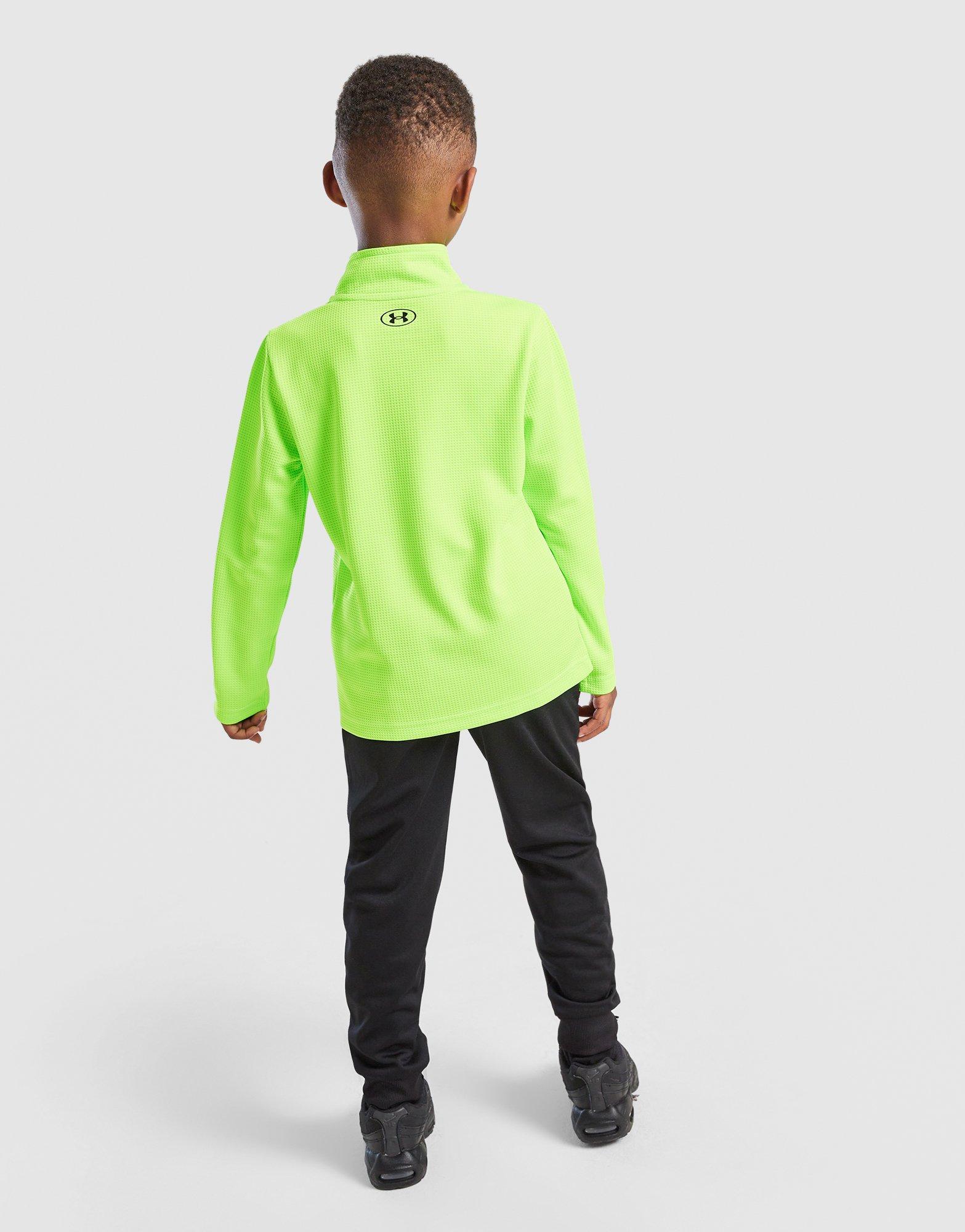 Under Armour Tech Grid 1/4 Zip Tracksuit Children
