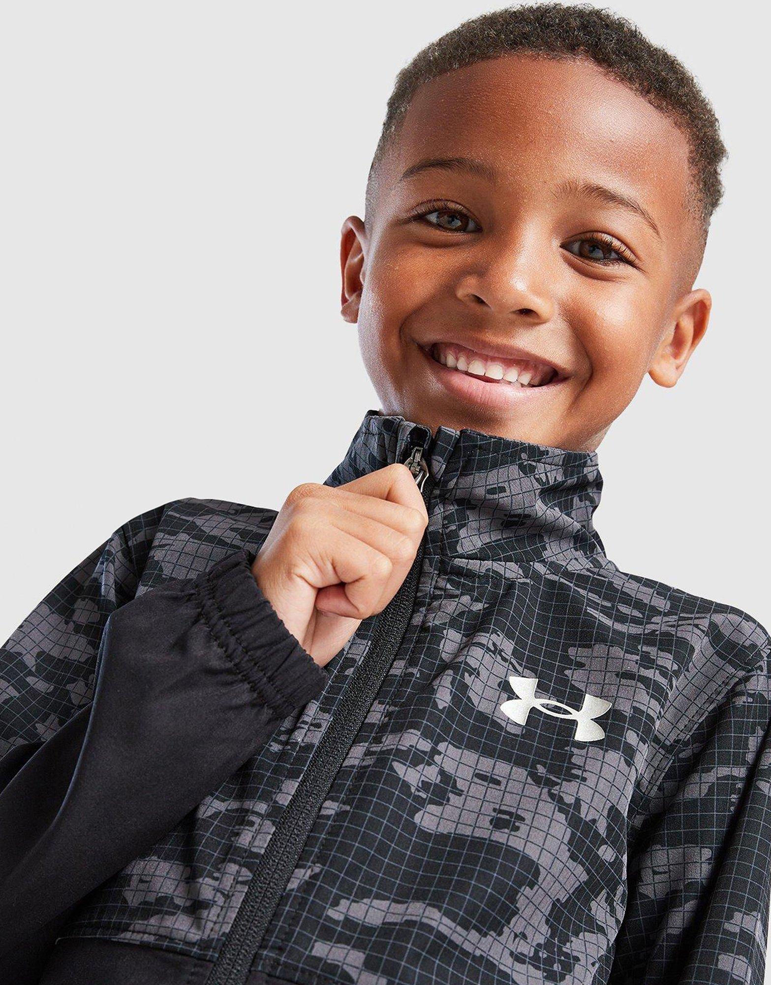 Under Armour Vanish Full Zip Camo Tracksuit Children