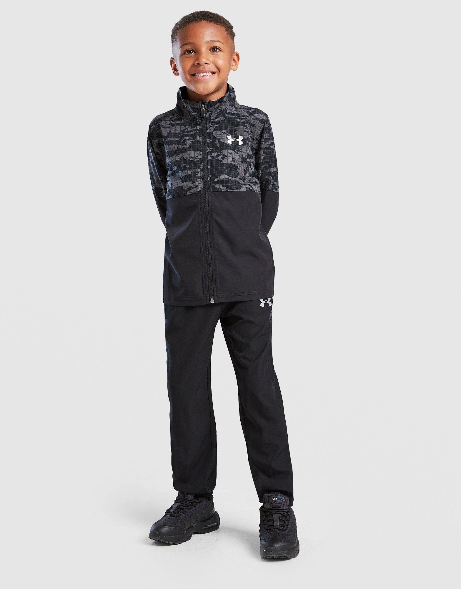 Under Armour Vanish Full Zip Camo Tracksuit Children