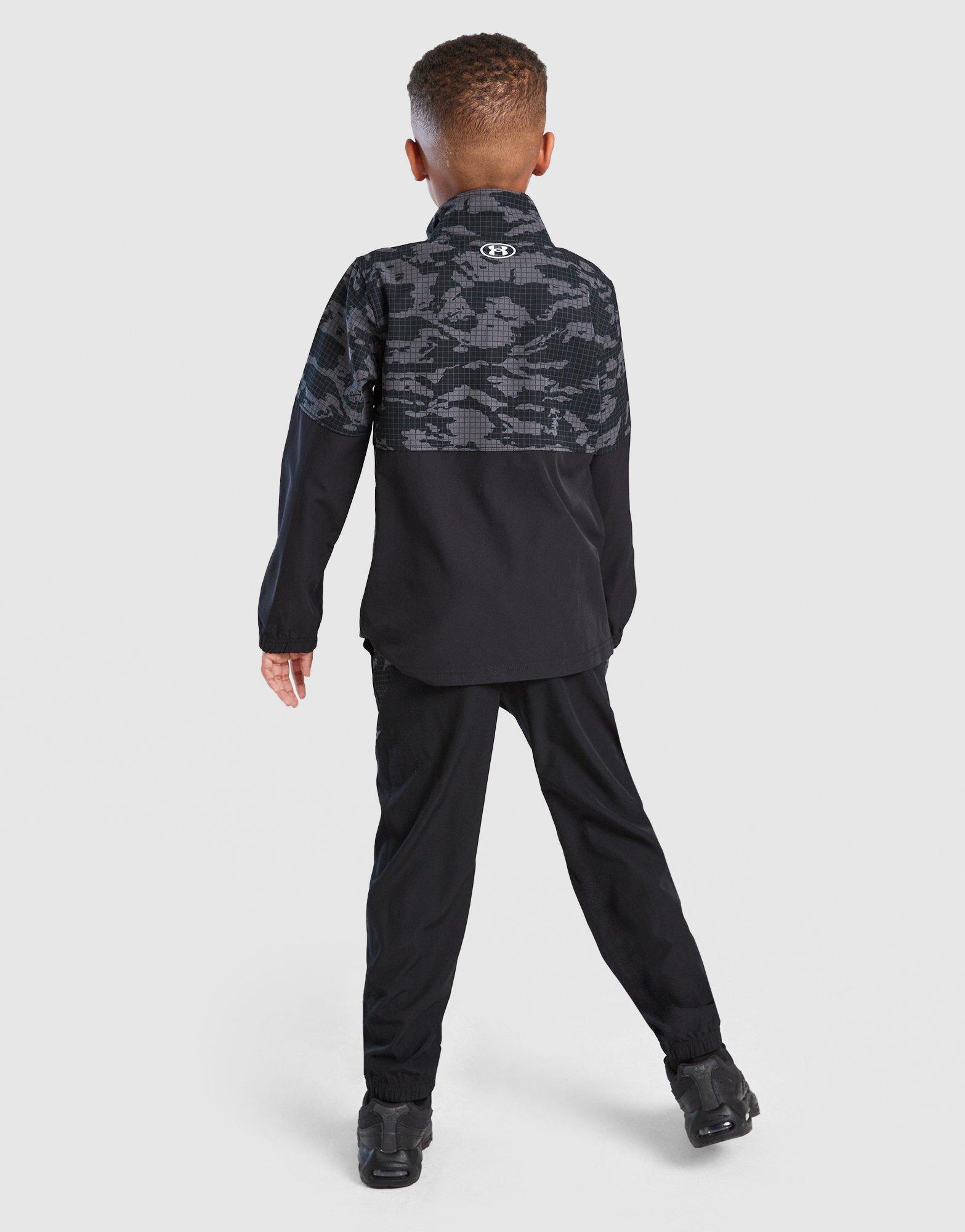 Under Armour Vanish Full Zip Camo Tracksuit Children